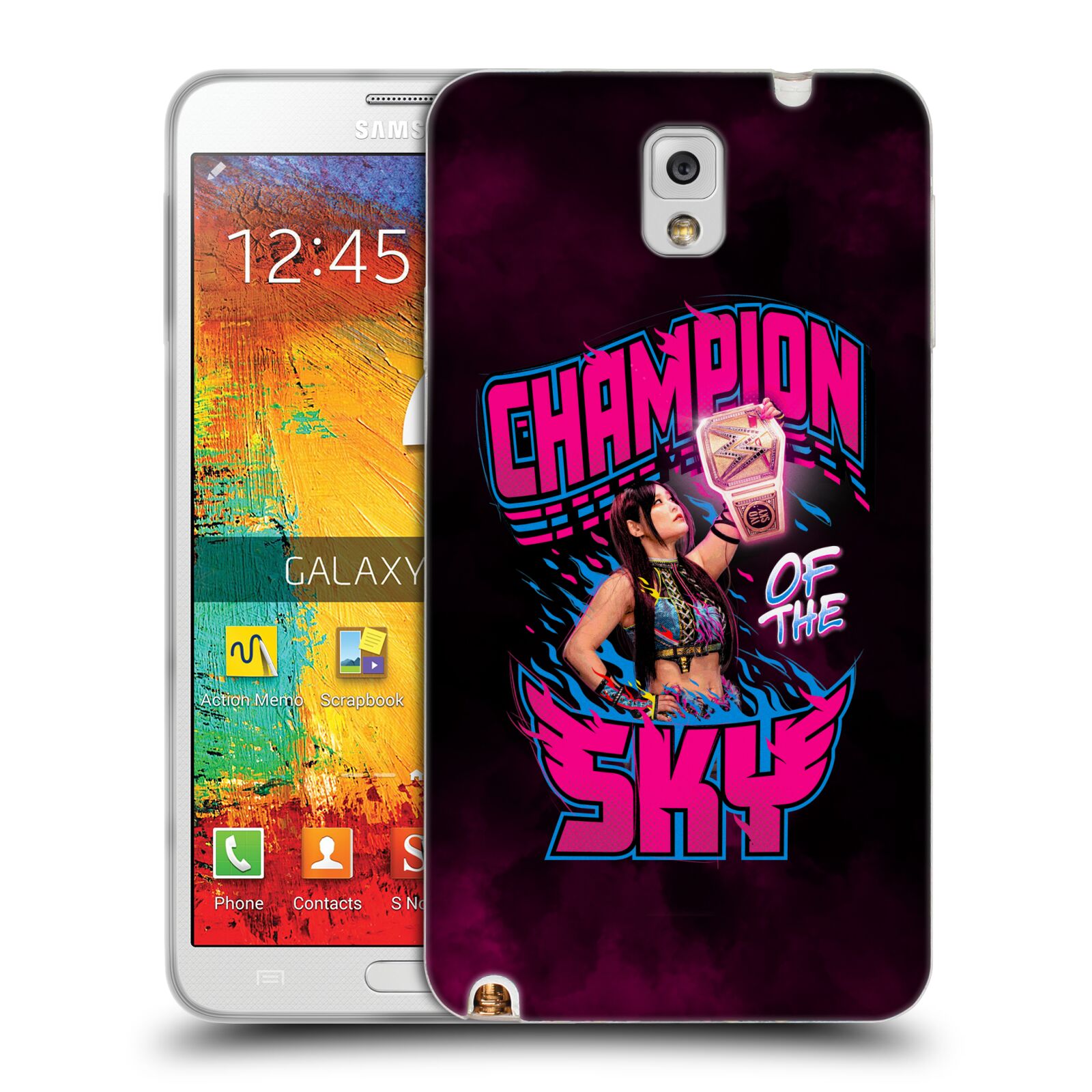 OFFICIAL WWE IYO SKY SOFT GEL CASE FOR SAMSUNG PHONES 2 - Picture 8 of 9