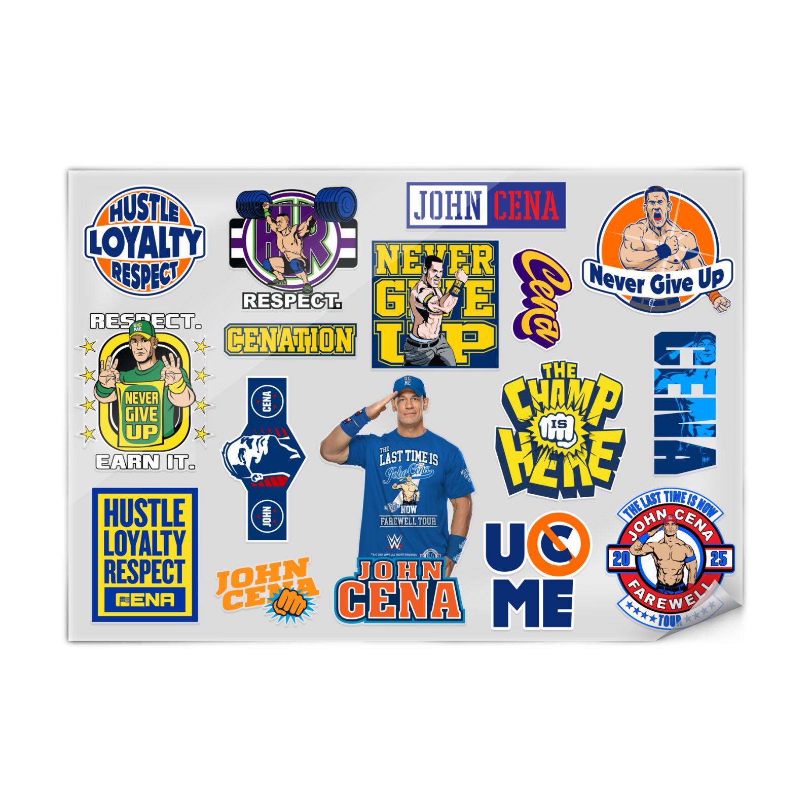 OFFIZIELLE WWE JOHN CENA AUFKLEBER & HAUT AUFKLEBER LAPTOP SMARTPHONE GAMING NOTEBOOK - Bild 7 von 7