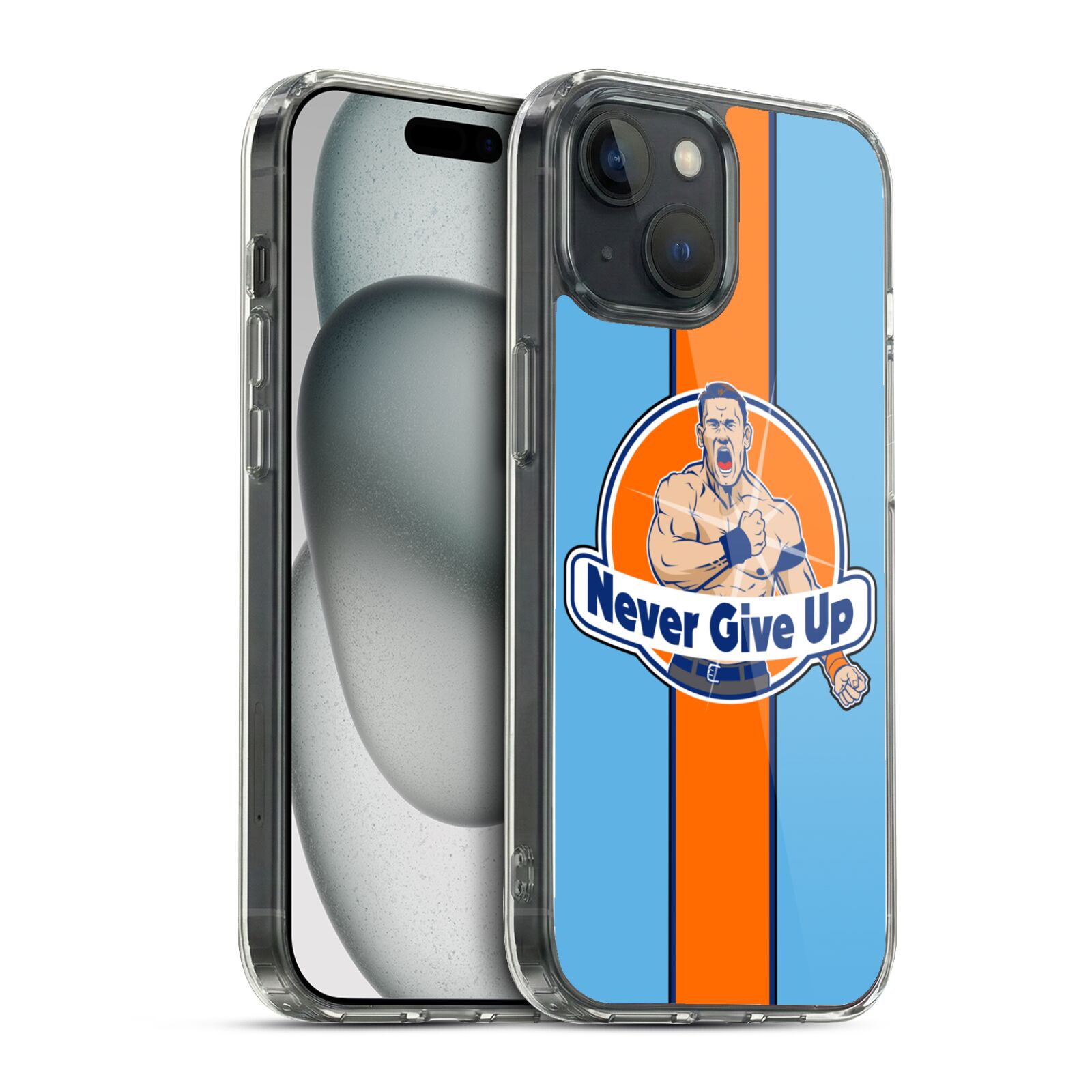 Never Give Up Hybrid MagSafe Case for iPhone 15