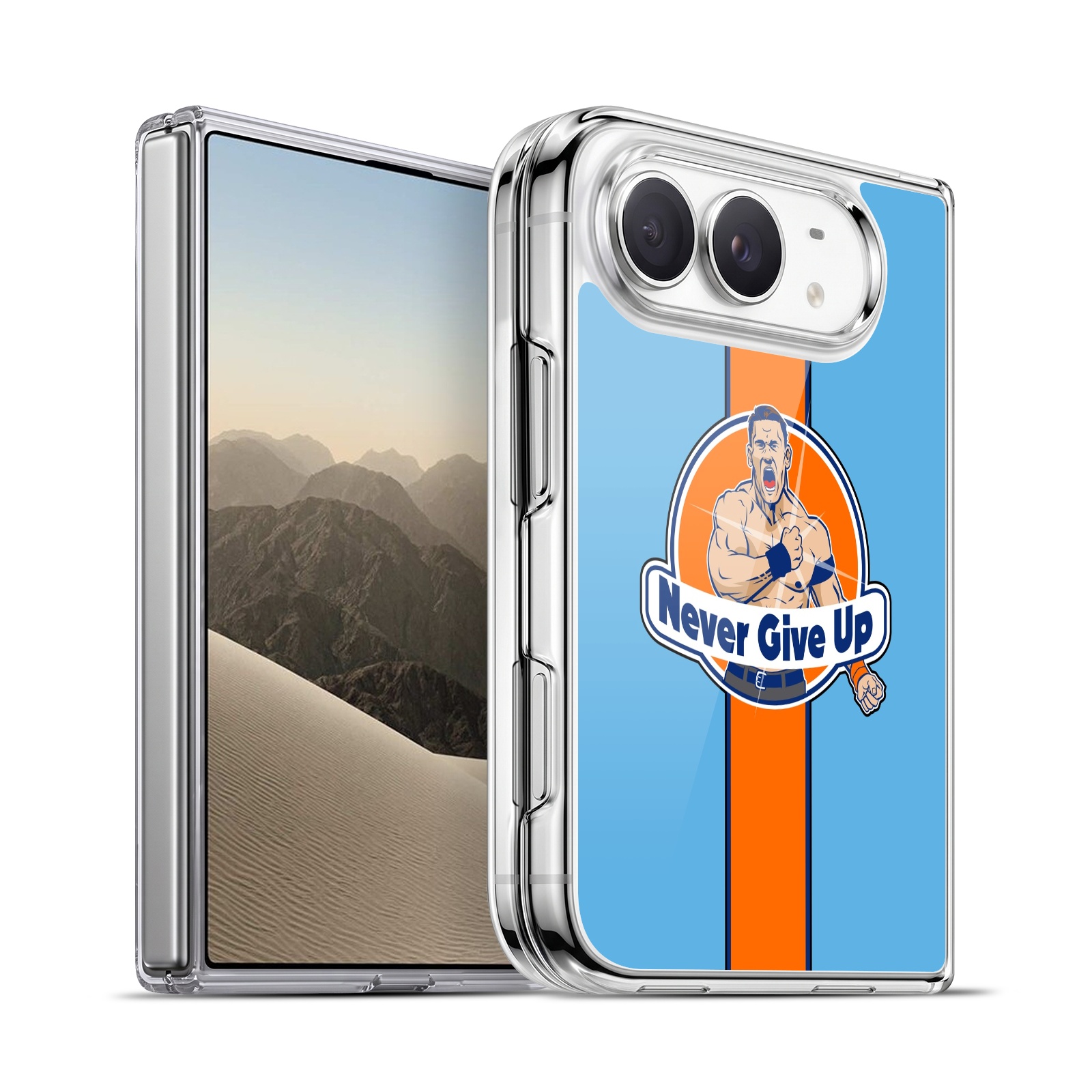 Never Give Up Hybrid MagSafe Case for iPhone Duo