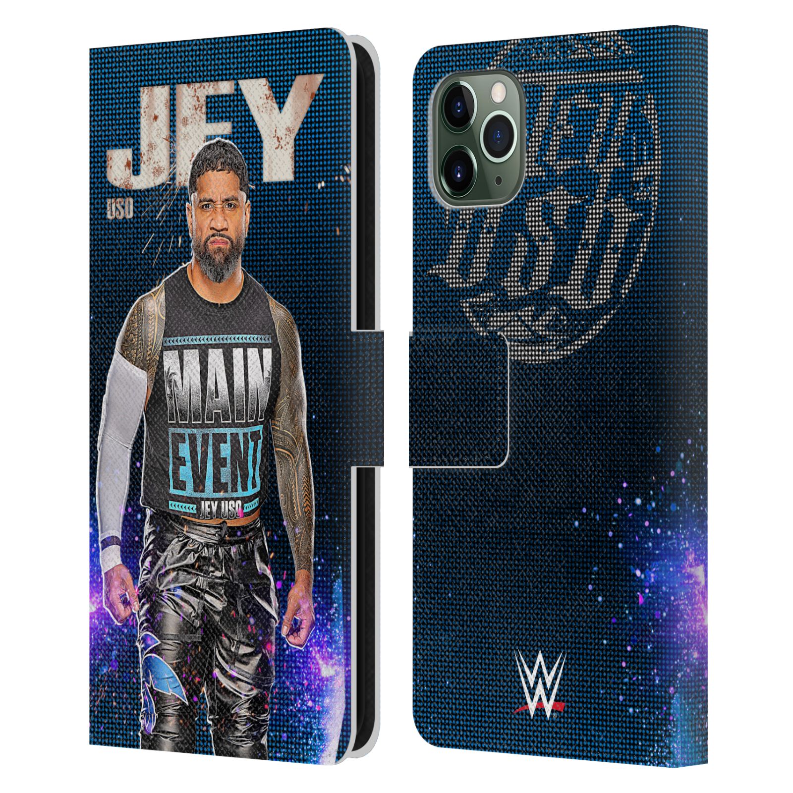 OFFICIAL WWE JEY USO LEATHER BOOK WALLET CASE COVER FOR APPLE iPHONE PHONES - Picture 9 of 9