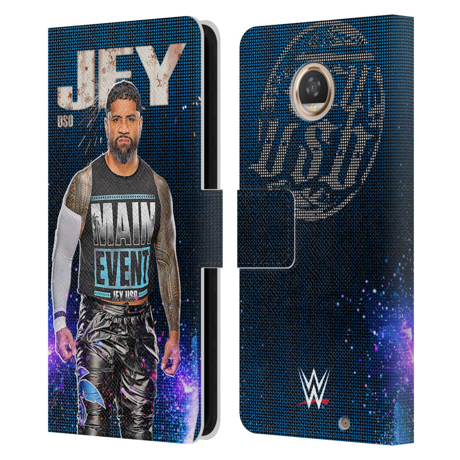 OFFICIAL WWE JEY USO LEATHER BOOK WALLET CASE COVER FOR MOTOROLA PHONES |  eBay