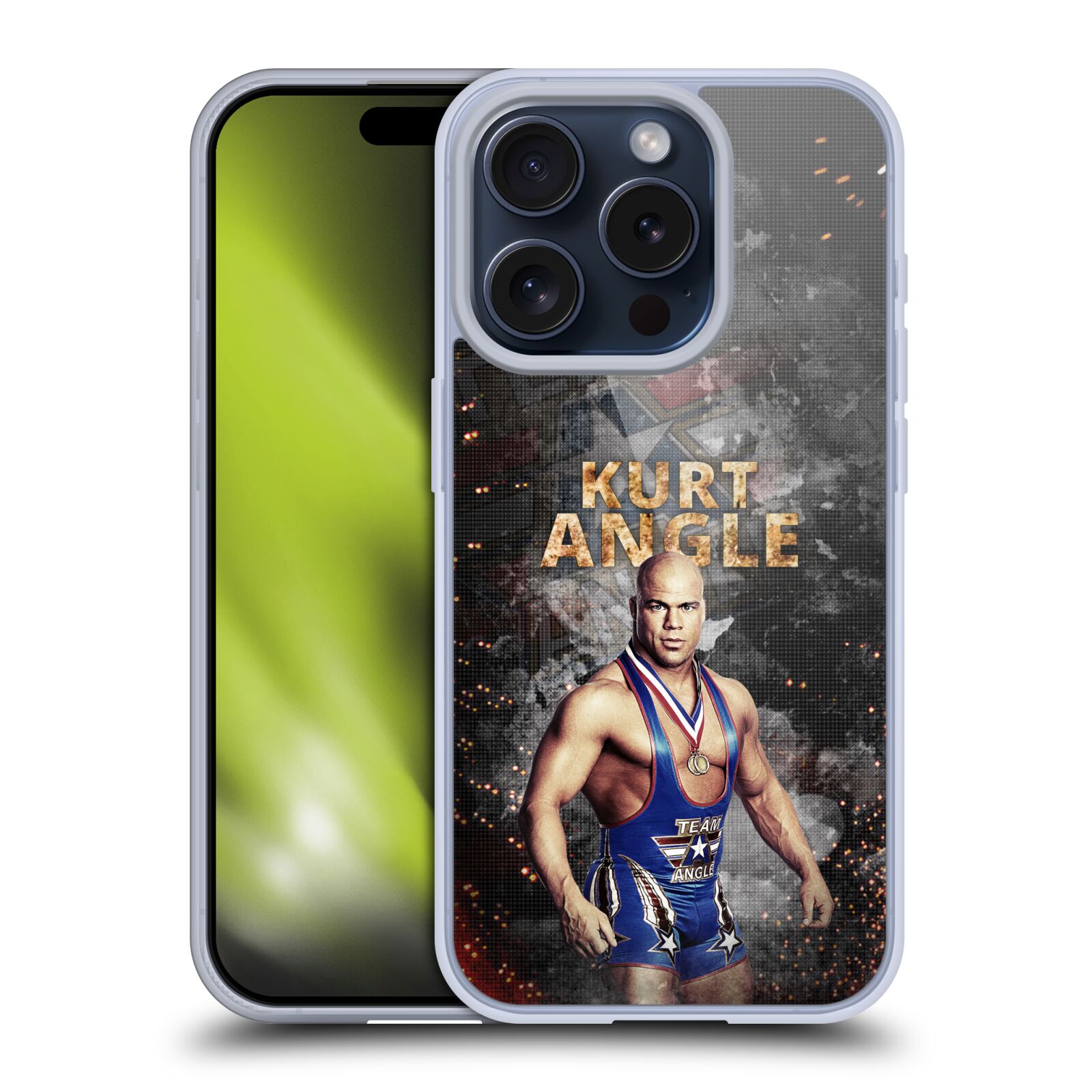 OFFIZIELLE WWE KURT ANGLE GEL HÜLLE FÜR APPLE IPHONE HANDYS - Bild 8 von 9