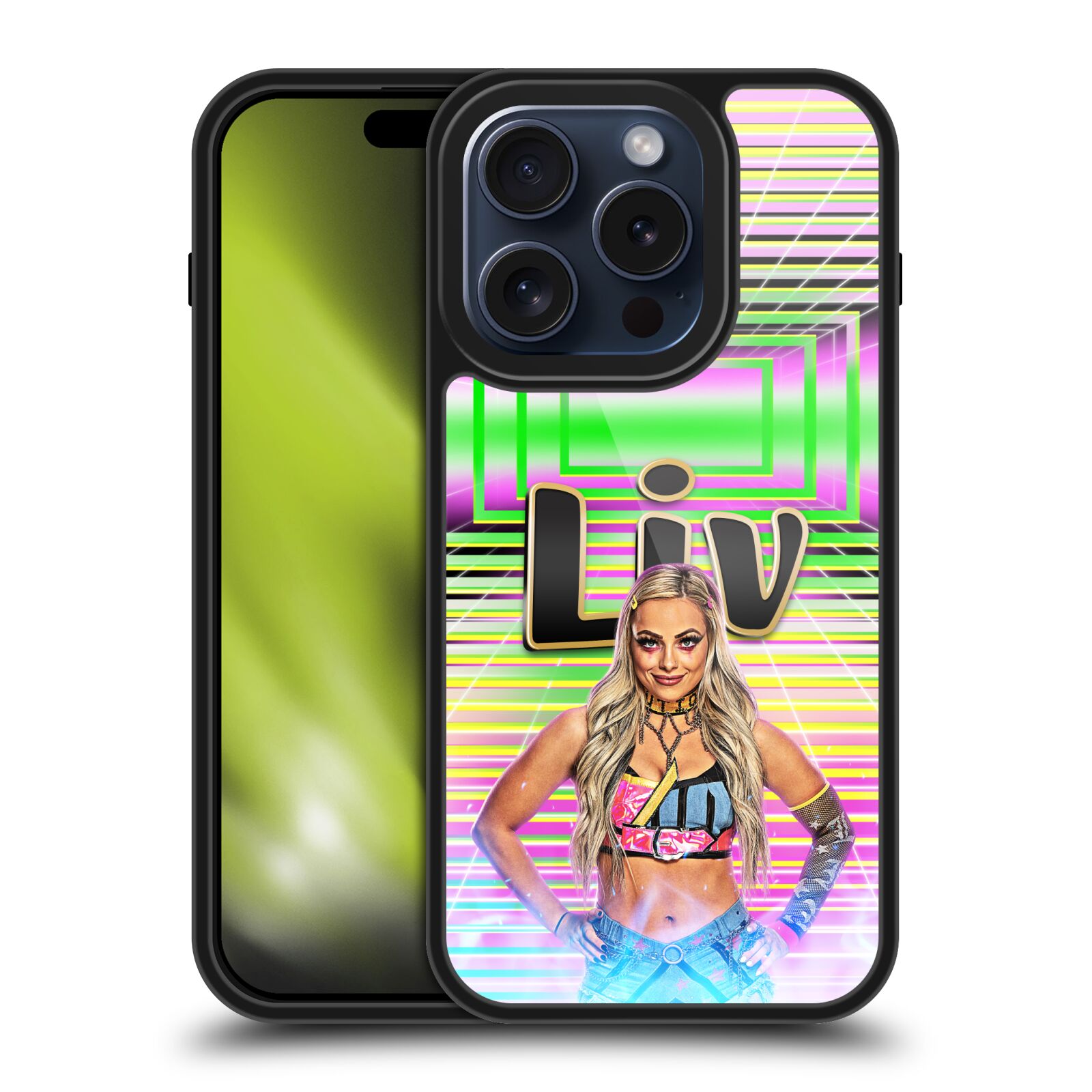 FUNDA ARMADURA GEL MORGAN OFICIAL WWE LIV PARA TELÉFONOS APPLE iPHONE - Imagen 8 de 9