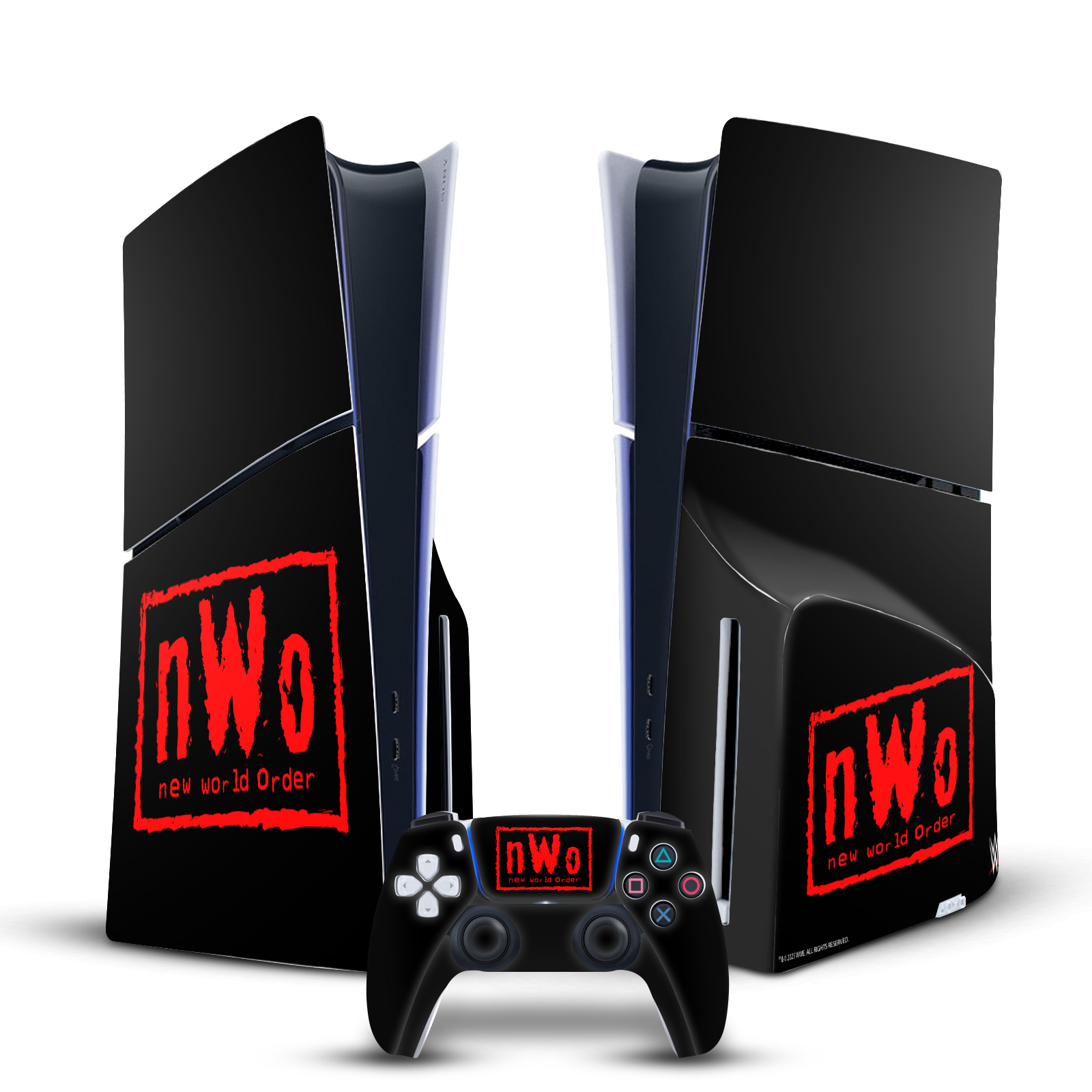Logo Gaming Skin for PS5 Slim Console + Controller (Disc)