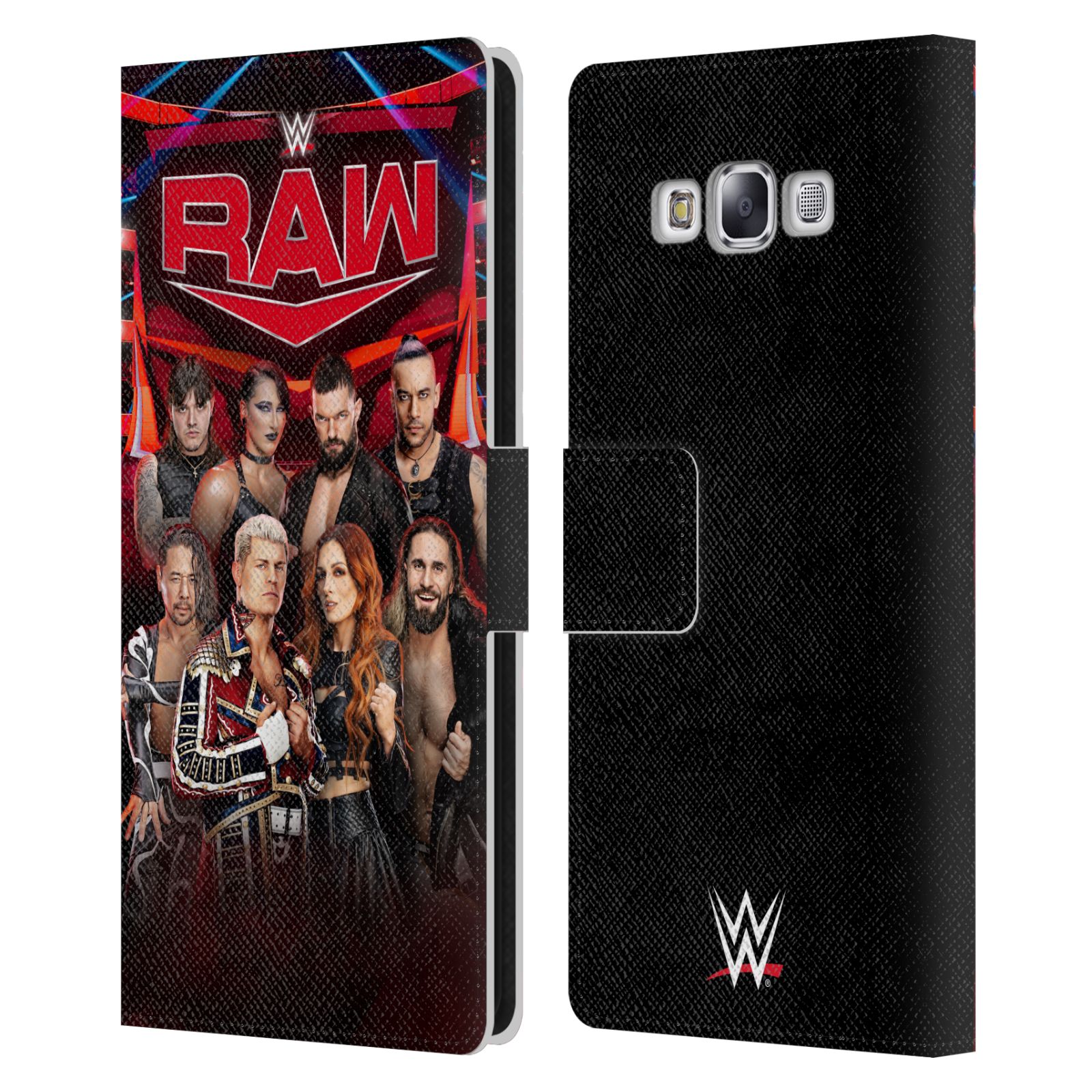 WWE PAY-PER-VIEW SUPERSTARS LEATHER BOOK WALLET CASE COVER FOR SAMSUNG PHONES 3