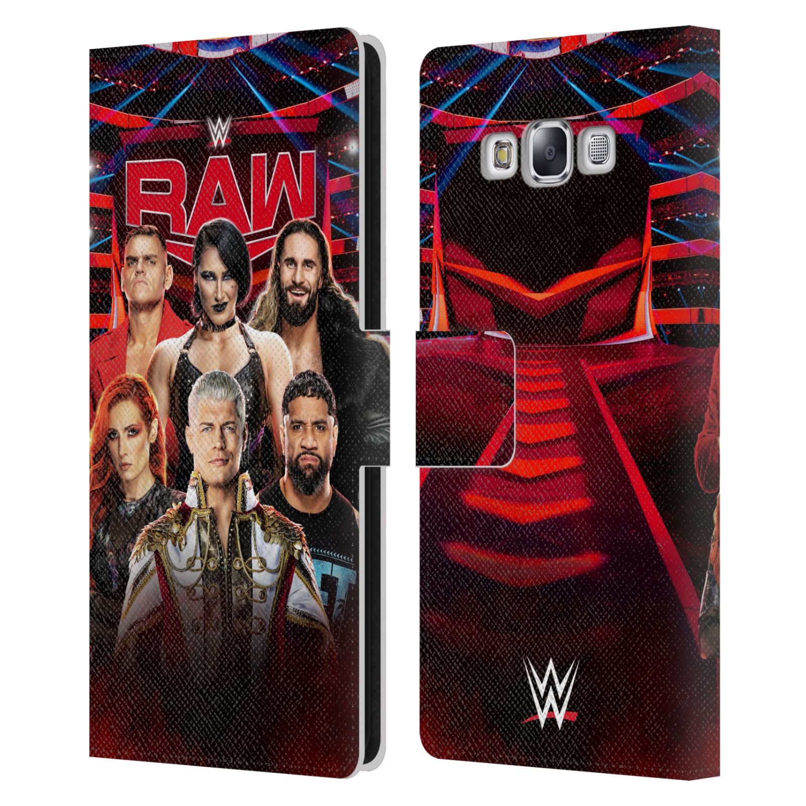 OFFICIAL WWE PAY-PER-VIEW SUPERSTARS 2024 LEATHER BOOK CASE FOR SAMSUNG PHONES 3