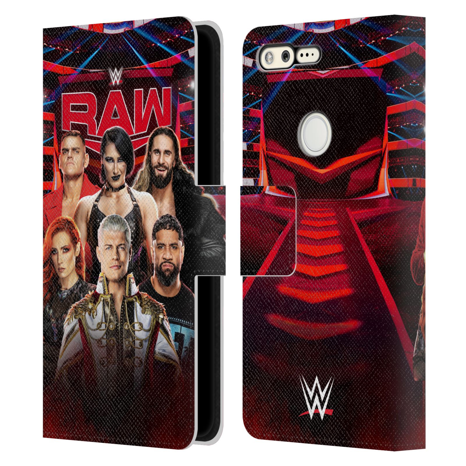 OFFICIAL WWE PAY-PER-VIEW SUPERSTARS 2024 LEATHER BOOK CASE FOR GOOGLE PHONES