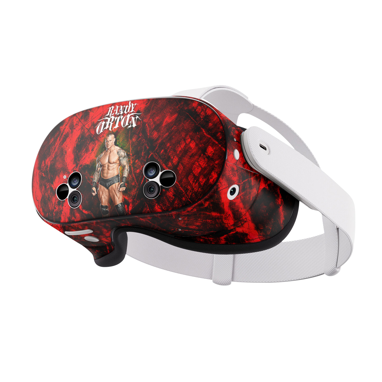 OFFICIAL WWE RANDY ORTON VINYL STICKER SKIN DECAL FOR META QUEST 3S
