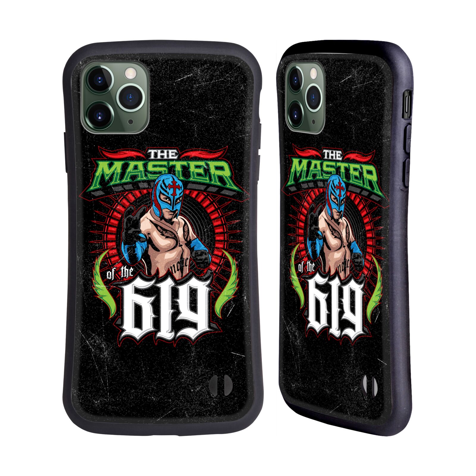 OFFICIAL WWE REY MYSTERIO HYBRID CASE FOR APPLE iPHONES PHONES - Picture 10 of 10