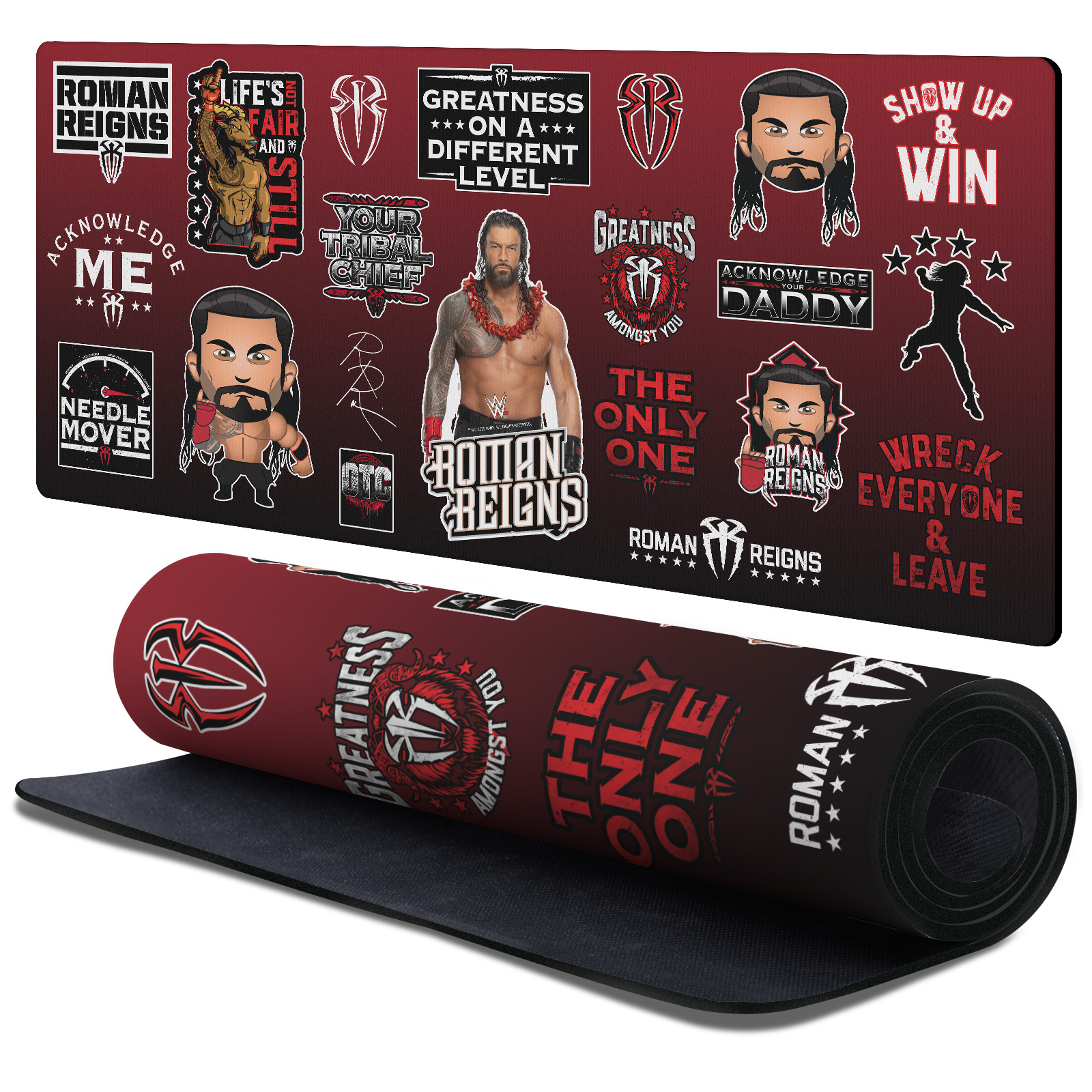 Sticker Collage Desk Mat for Large · 90 × 40 cm
