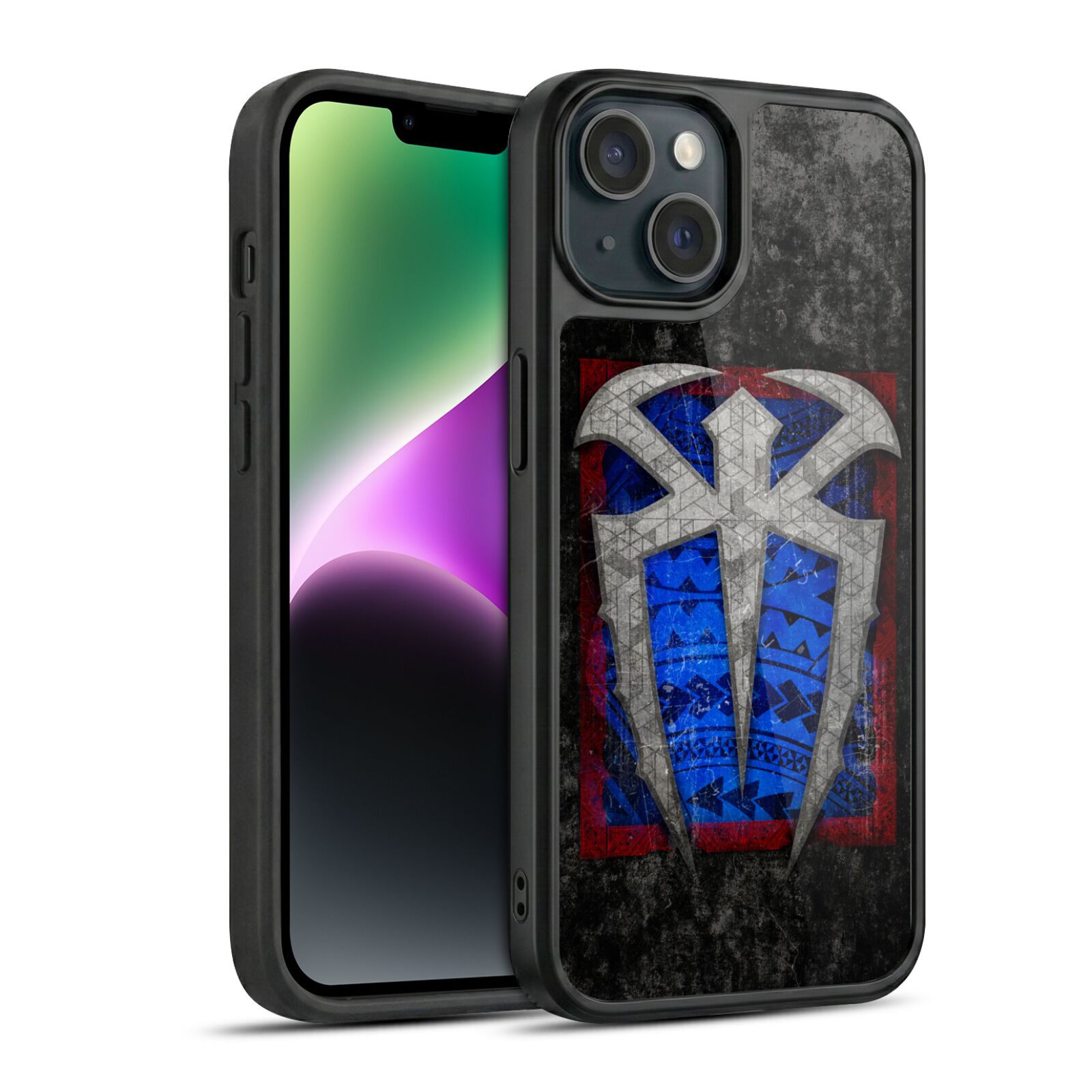 Distressed Logo Hard MagSafe Case for iPhone 14