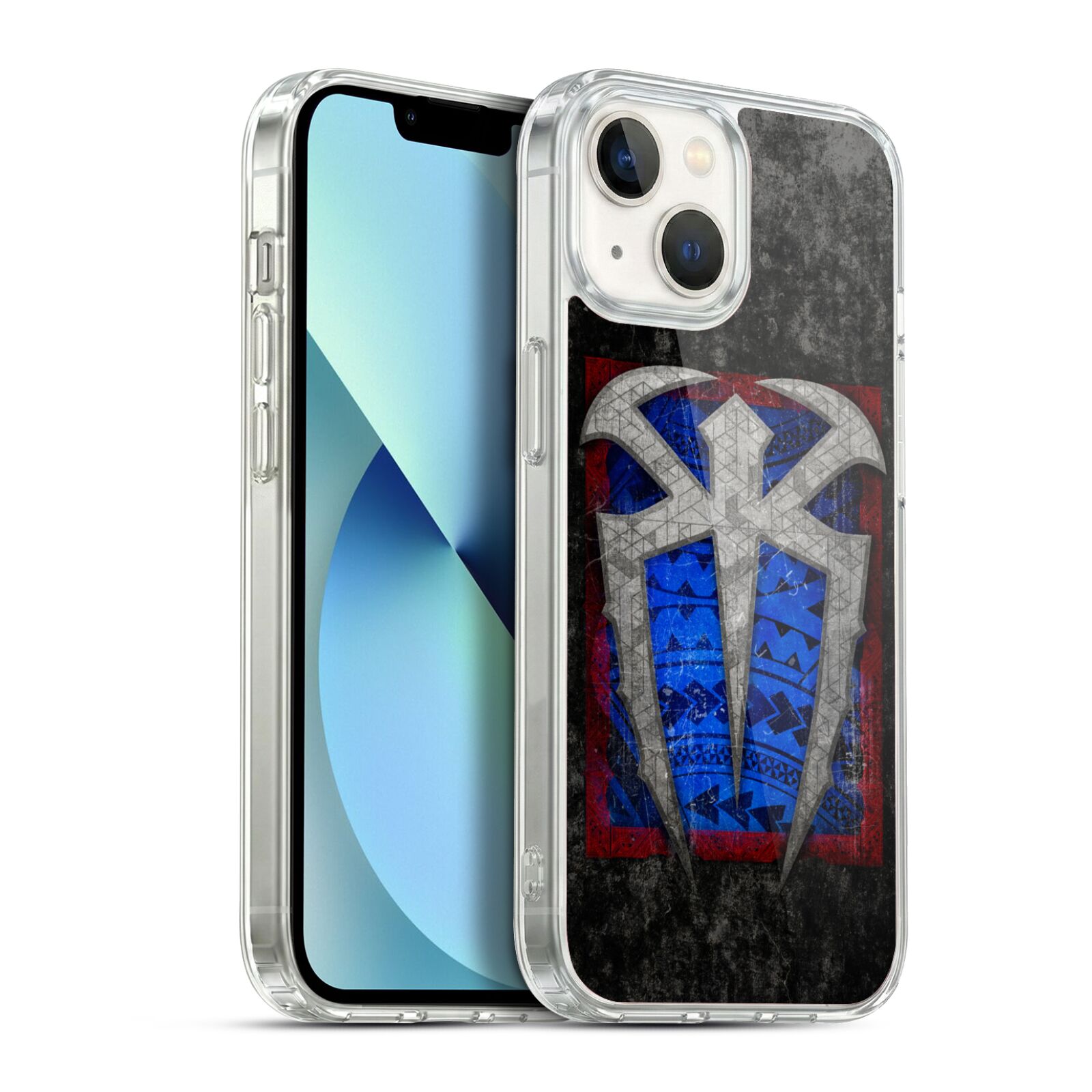 Distressed Logo Hybrid MagSafe Case for iPhone 13