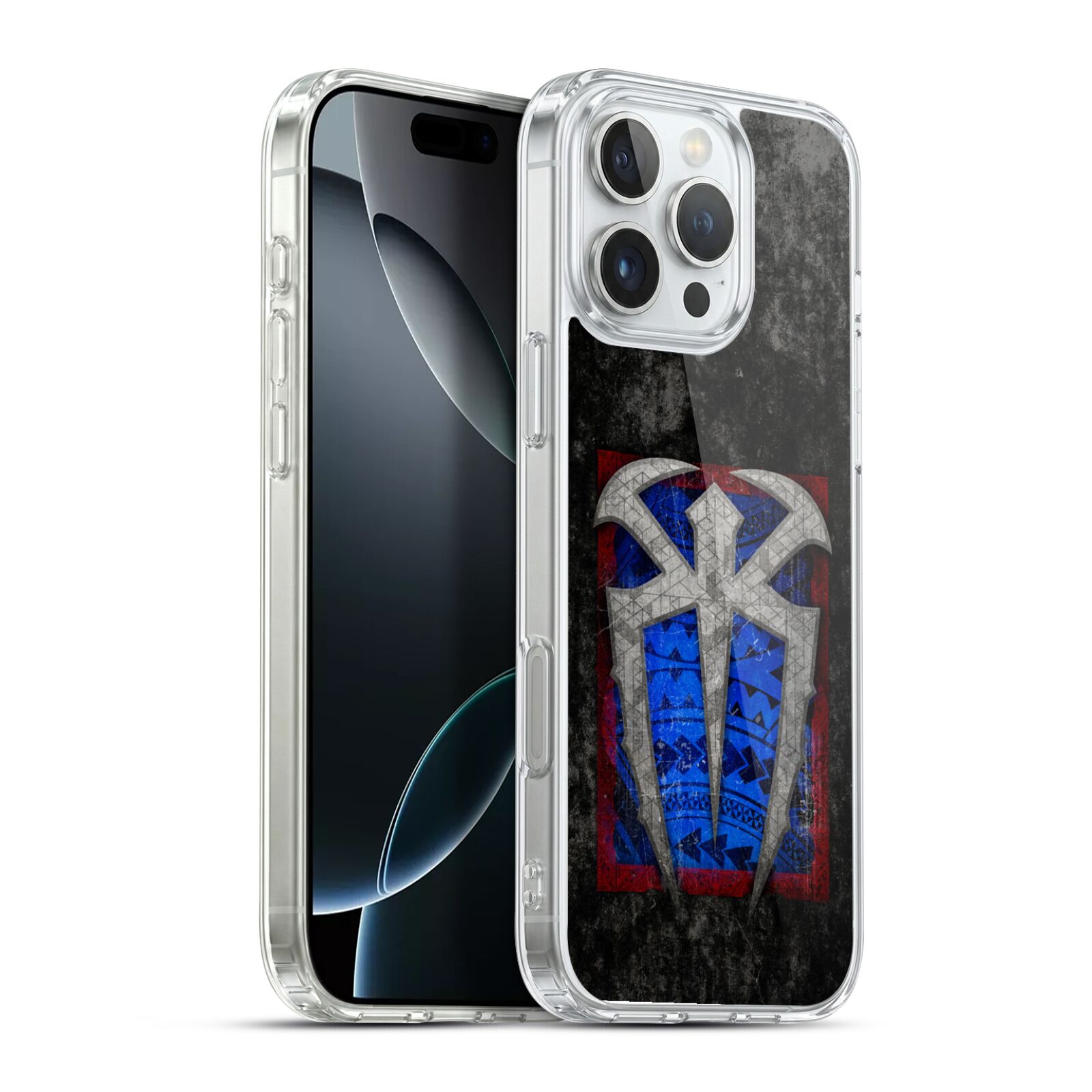 Distressed Logo Hybrid MagSafe Case for iPhone 16 Pro Max