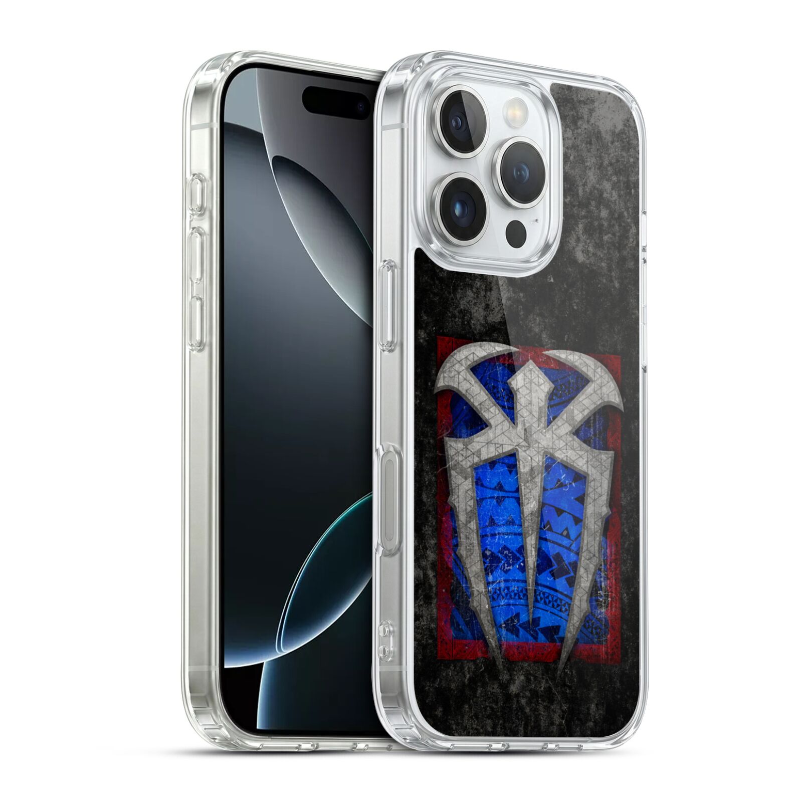 Distressed Logo Hybrid MagSafe Case for iPhone 16 Pro