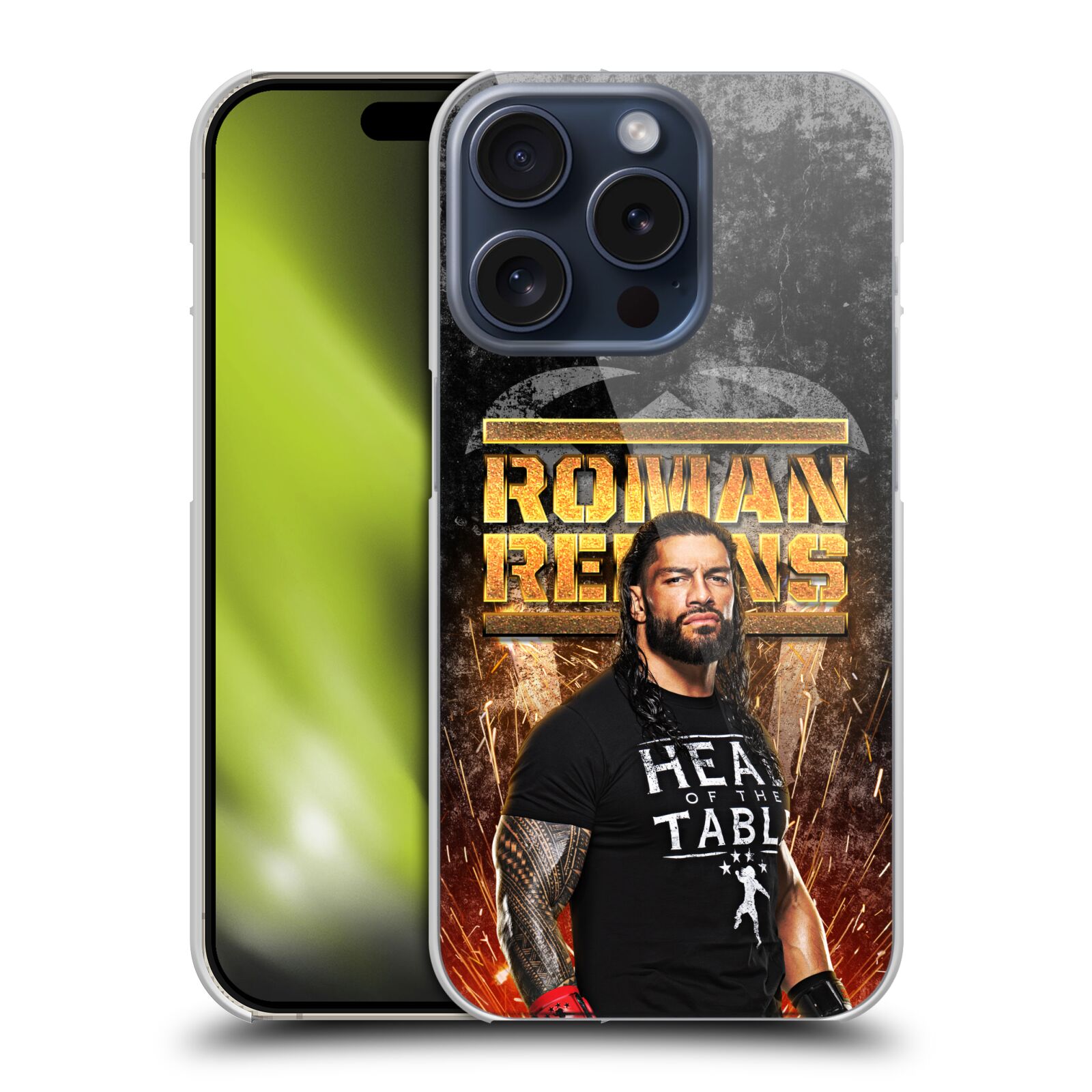 OFFICIAL WWE ROMAN REIGNS HARD BACK CASE FOR APPLE iPHONE PHONES - Picture 9 of 12