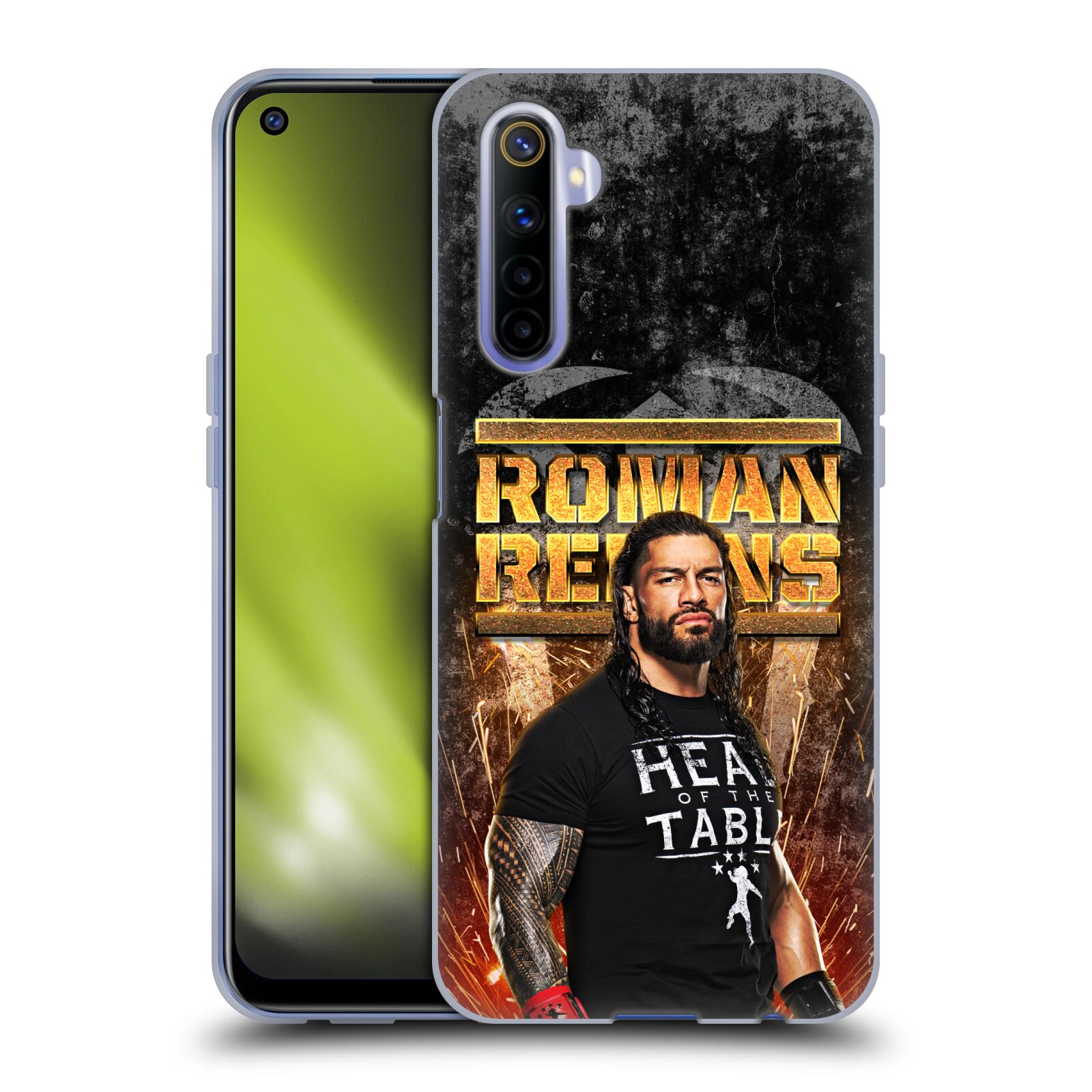 OFFICIAL WWE ROMAN REIGNS GEL CASE FOR REALME PHONES - Picture 9 of 12