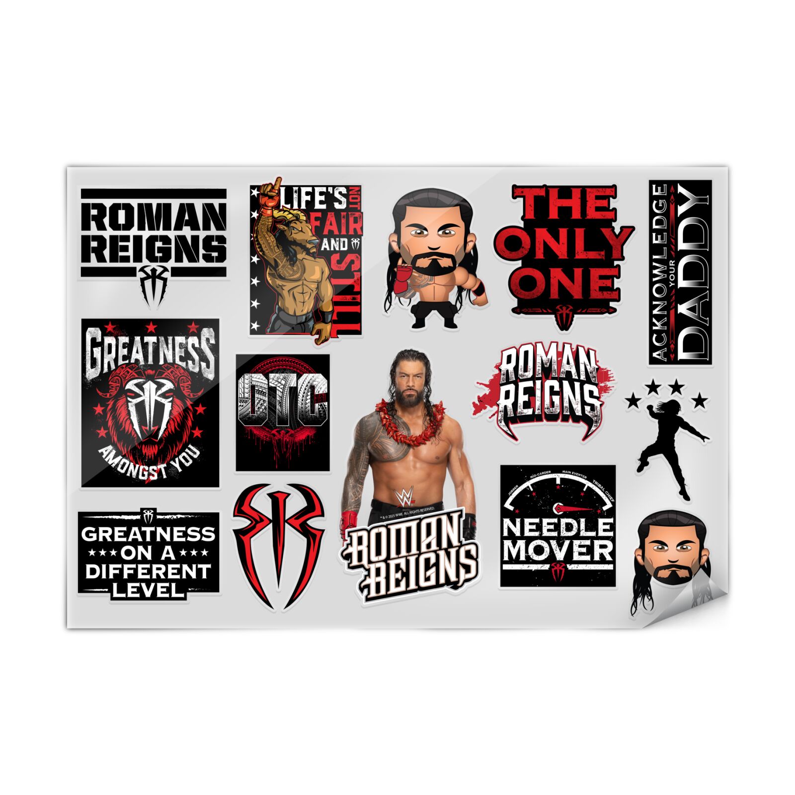 WWE ROMAN REIGNS AUFKLEBER & SKIN DECALS FÜR LAPTOP SMARTPHONE GAMING NOTEBOOK - Bild 8 von 8