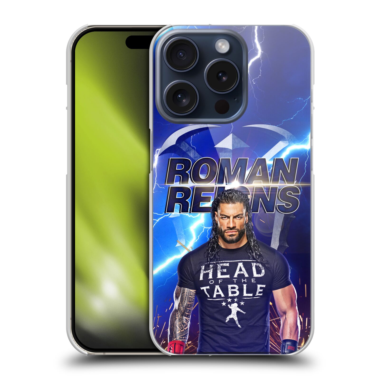 OFFICIAL WWE ROMAN REIGNS HARD BACK CASE FOR APPLE iPHONE PHONES - Picture 10 of 12