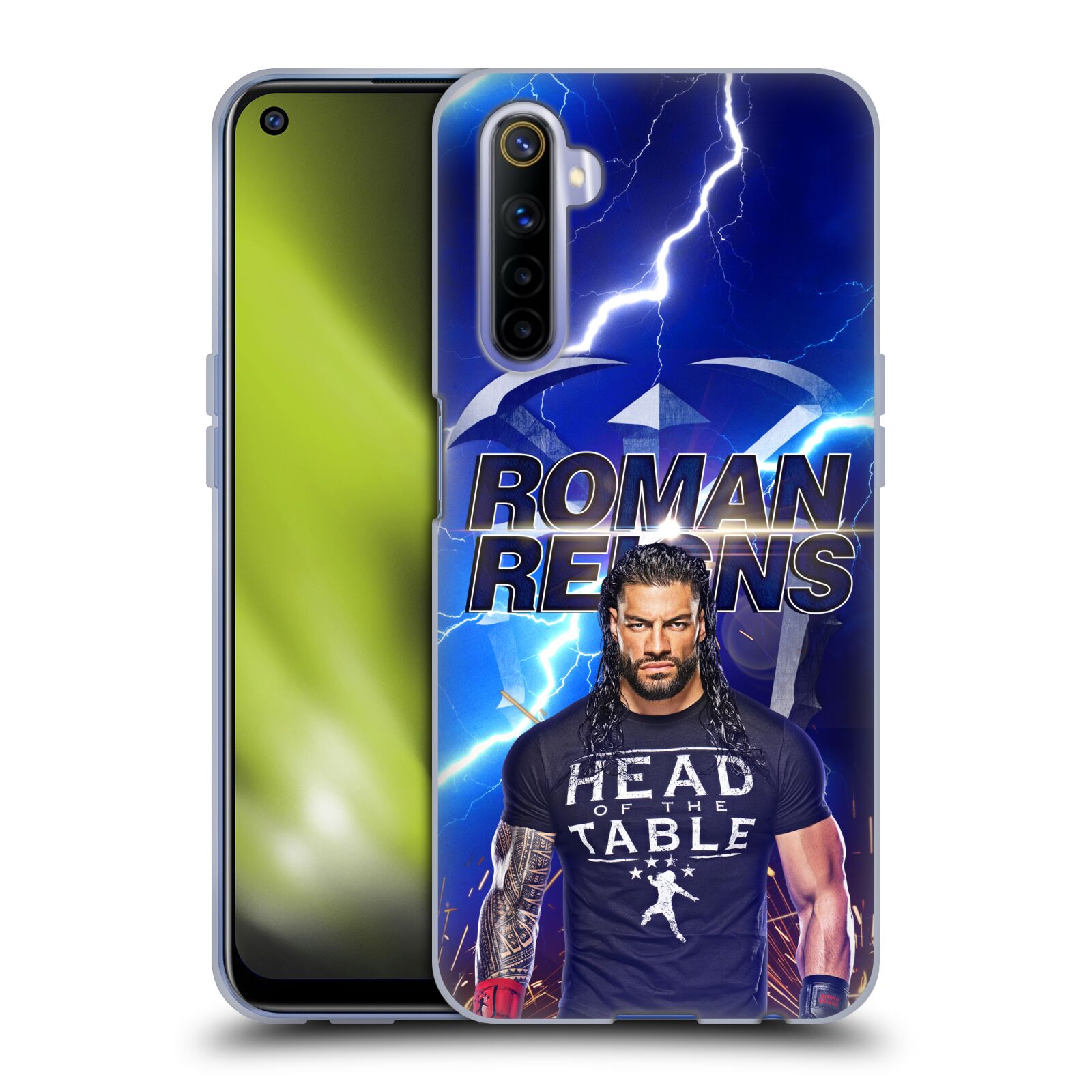 OFFICIAL WWE ROMAN REIGNS GEL CASE FOR REALME PHONES - Picture 10 of 12