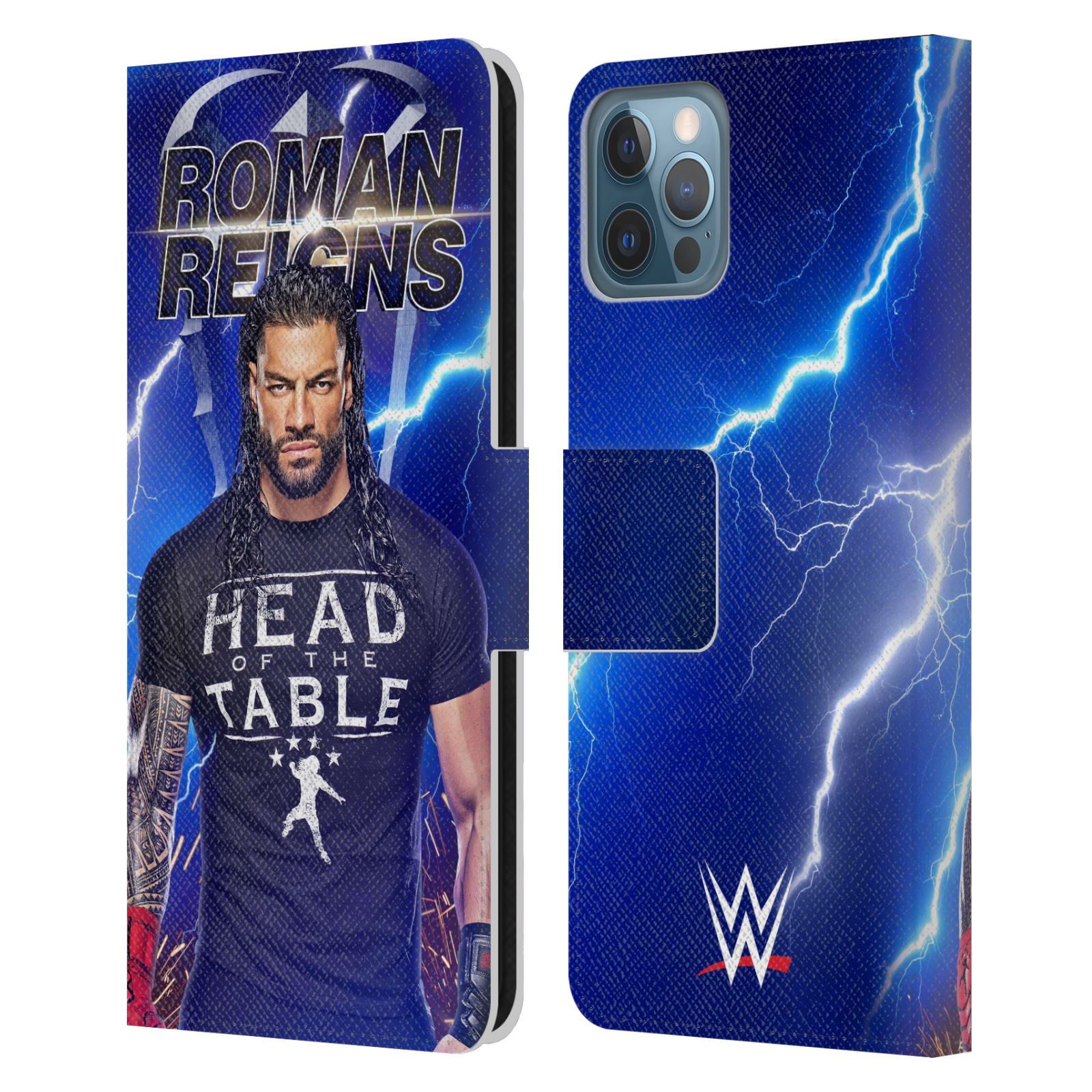 Lightning Leather Wallet Case for iPhone 12 / 12 Pro