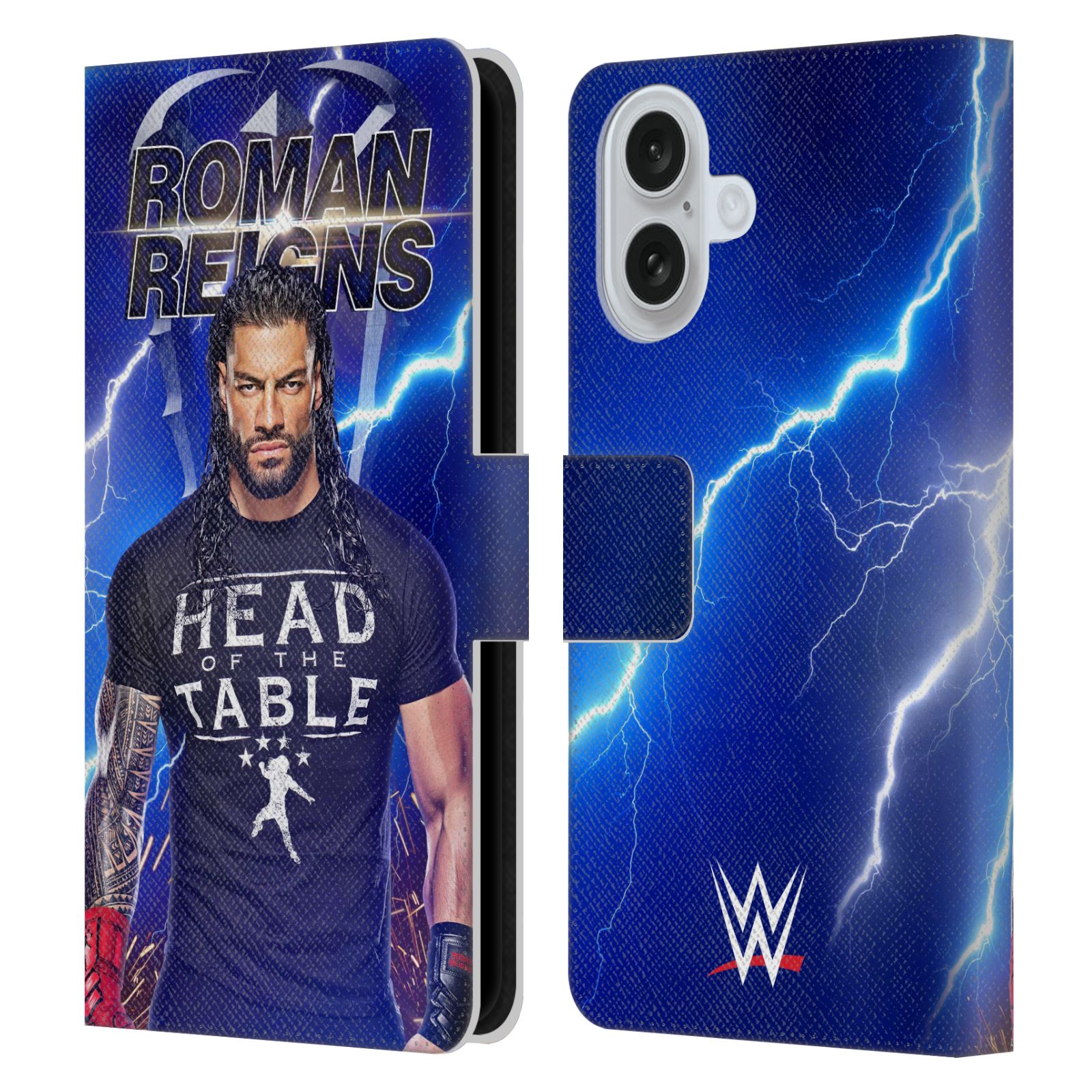 Lightning Leather Wallet Case for iPhone 16
