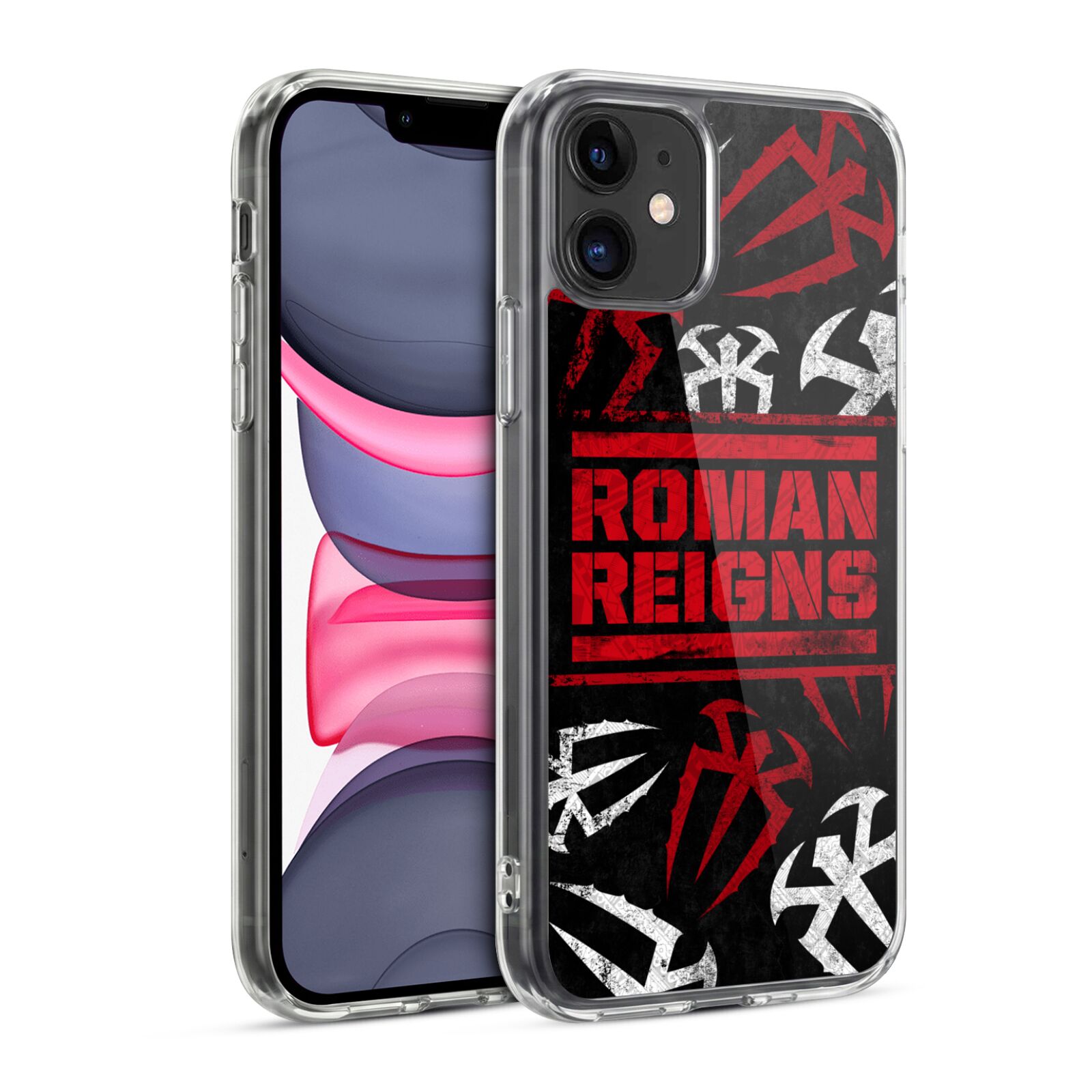 Logo Pattern Hybrid MagSafe Case for iPhone 11