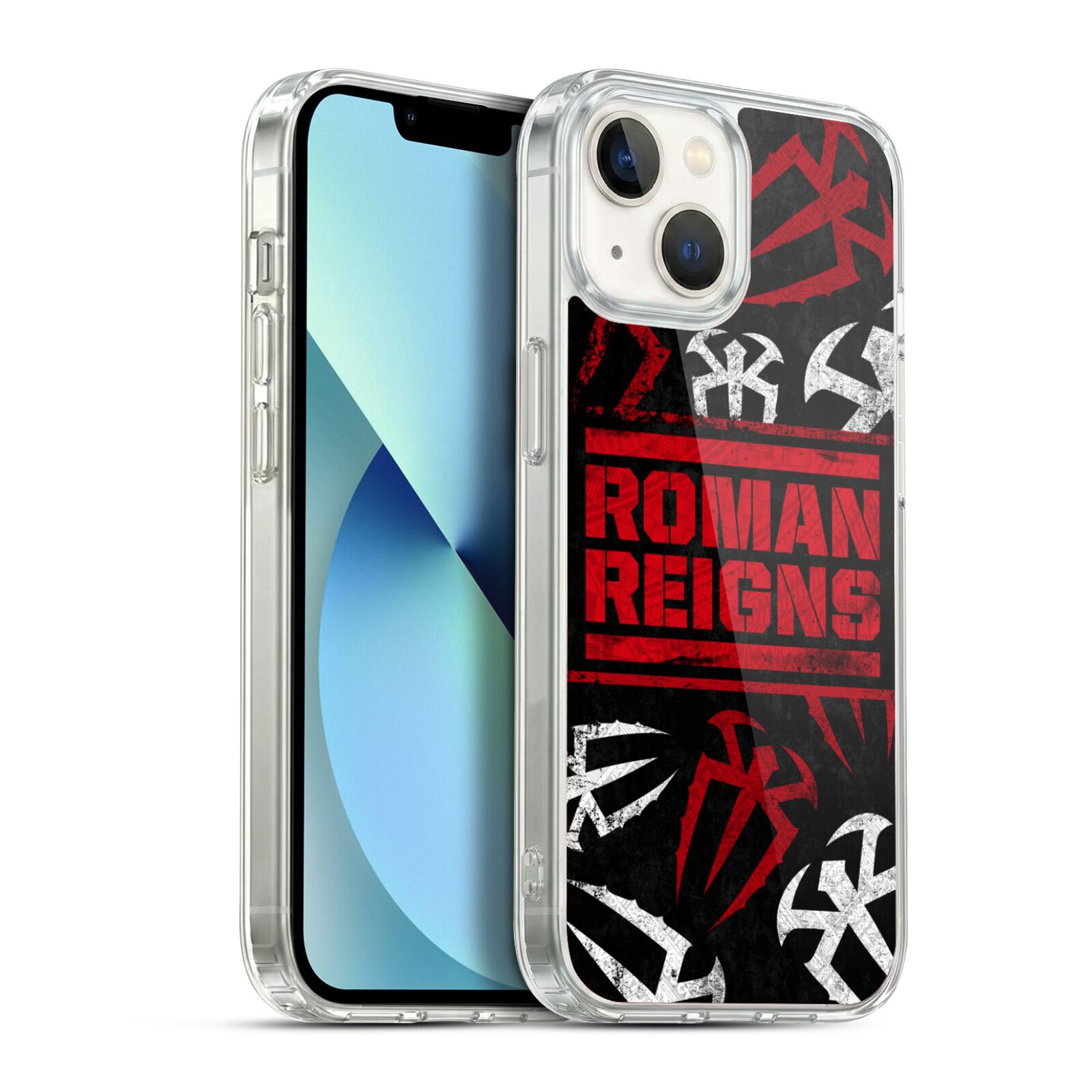 Logo Pattern Hybrid MagSafe Case for iPhone 13