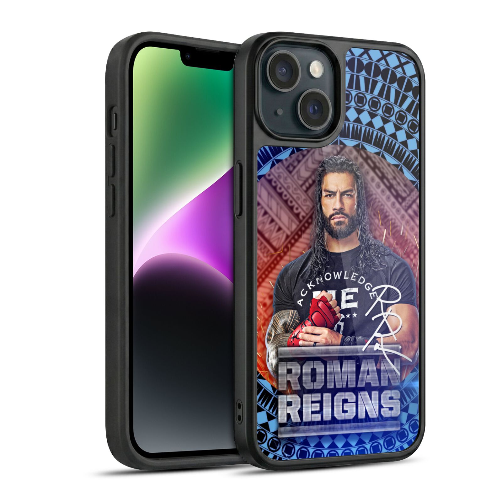 Tribal Pattern Hard MagSafe Case for iPhone 14