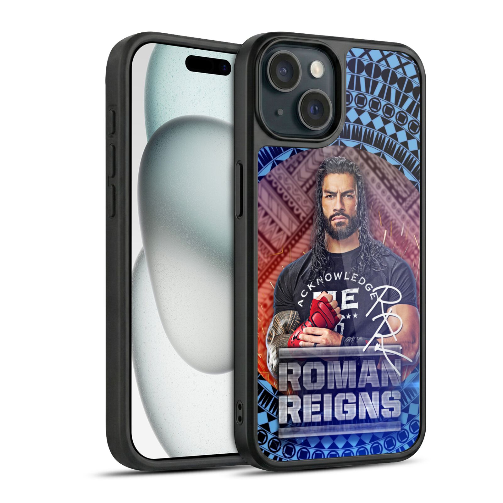 Tribal Pattern Hard MagSafe Case for iPhone 15