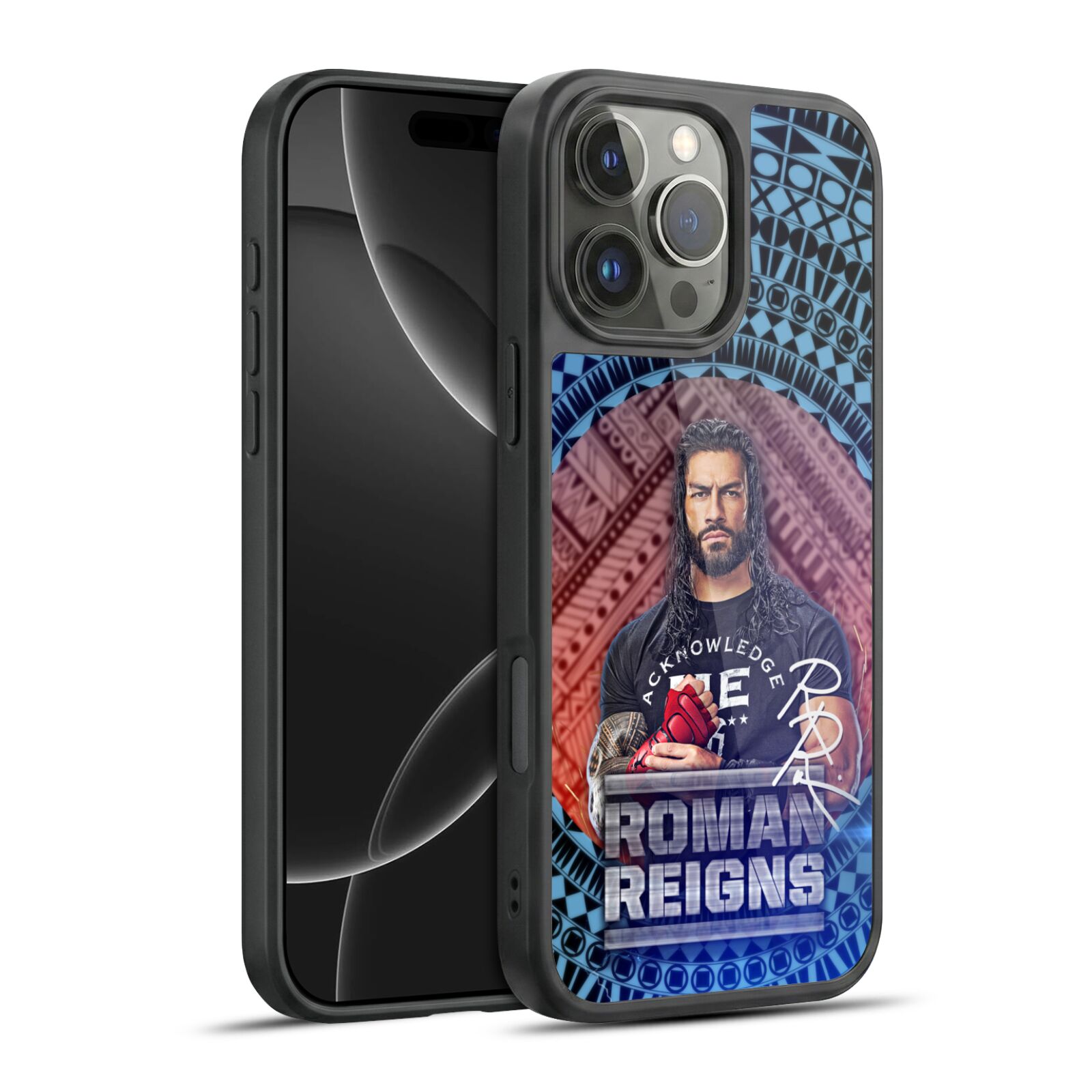 Tribal Pattern Hard MagSafe Case for iPhone 16 Pro Max