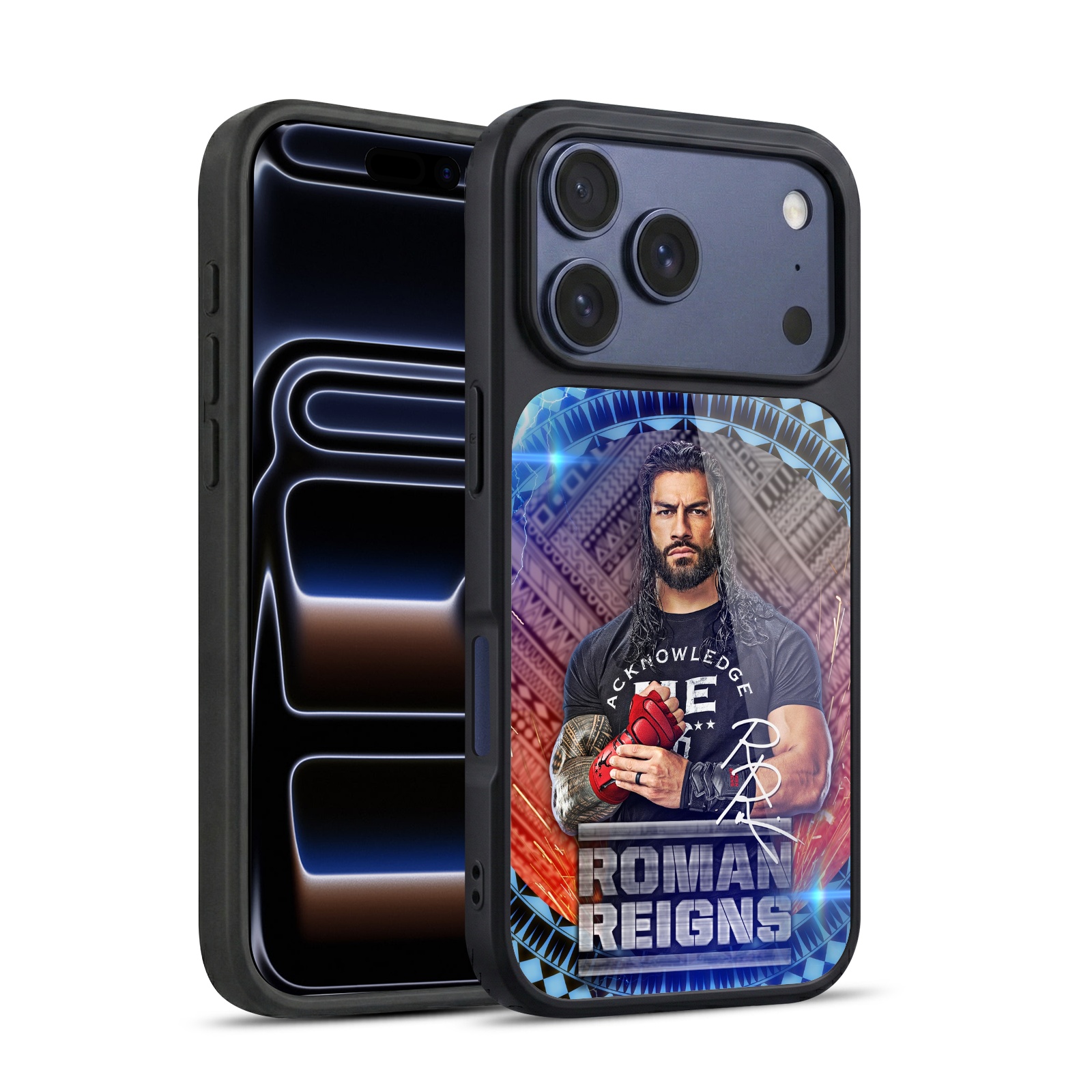Tribal Pattern Hard MagSafe Case for iPhone 17 Pro