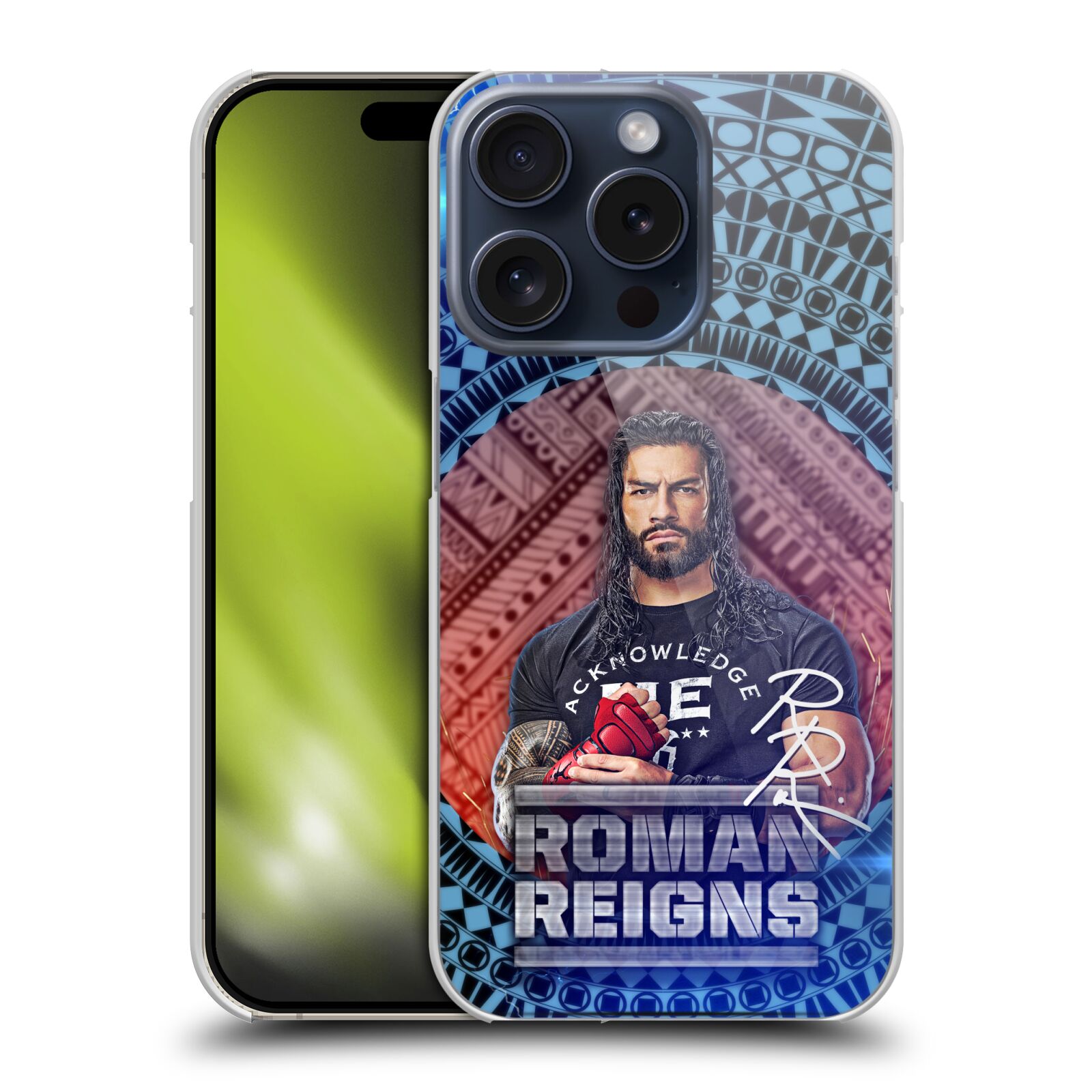 OFFICIAL WWE ROMAN REIGNS HARD BACK CASE FOR APPLE iPHONE PHONES - Picture 12 of 12