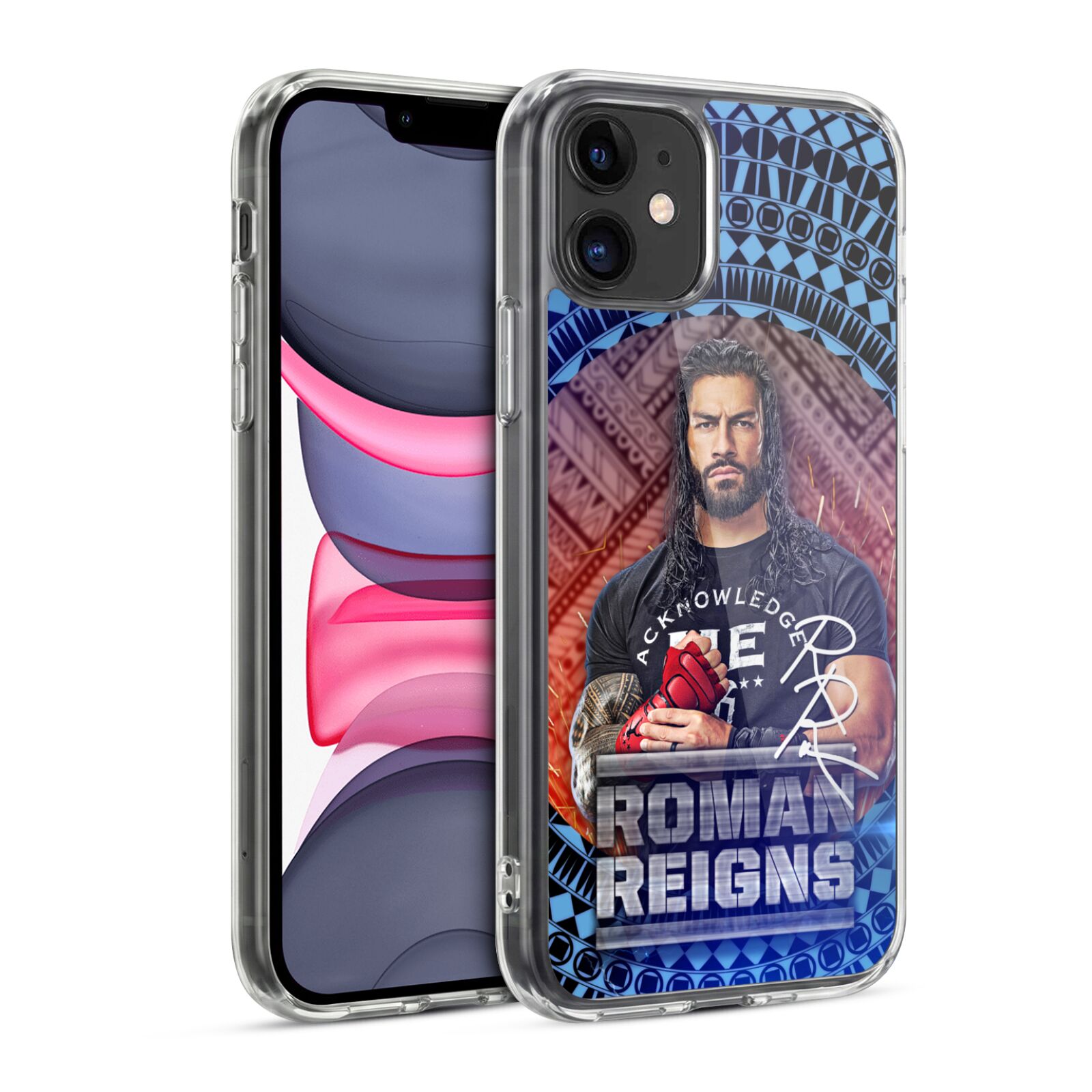 Tribal Pattern Hybrid MagSafe Case for iPhone 11