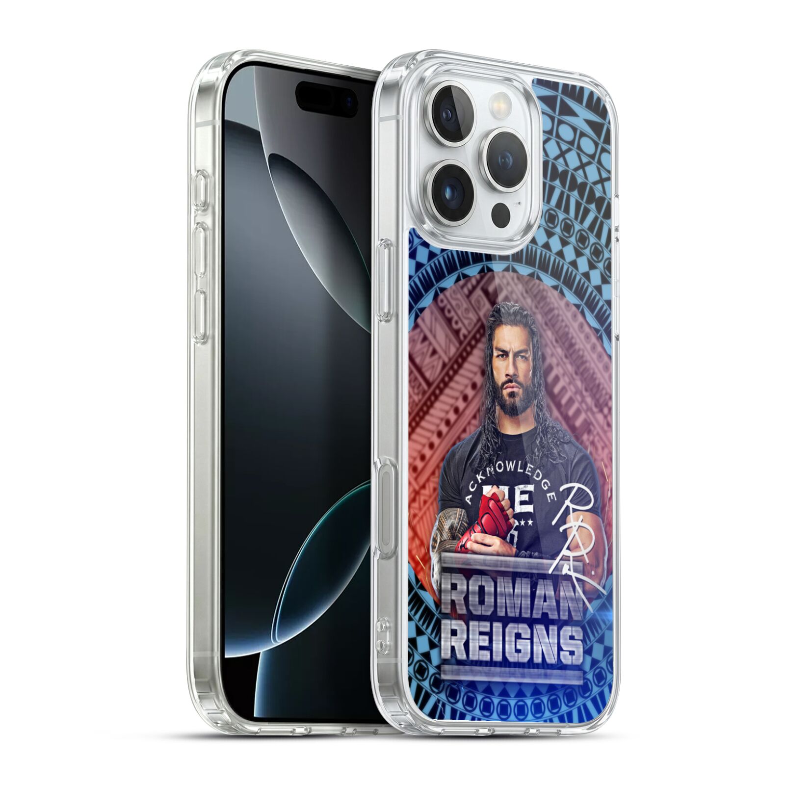 Tribal Pattern Hybrid MagSafe Case for iPhone 16 Pro Max