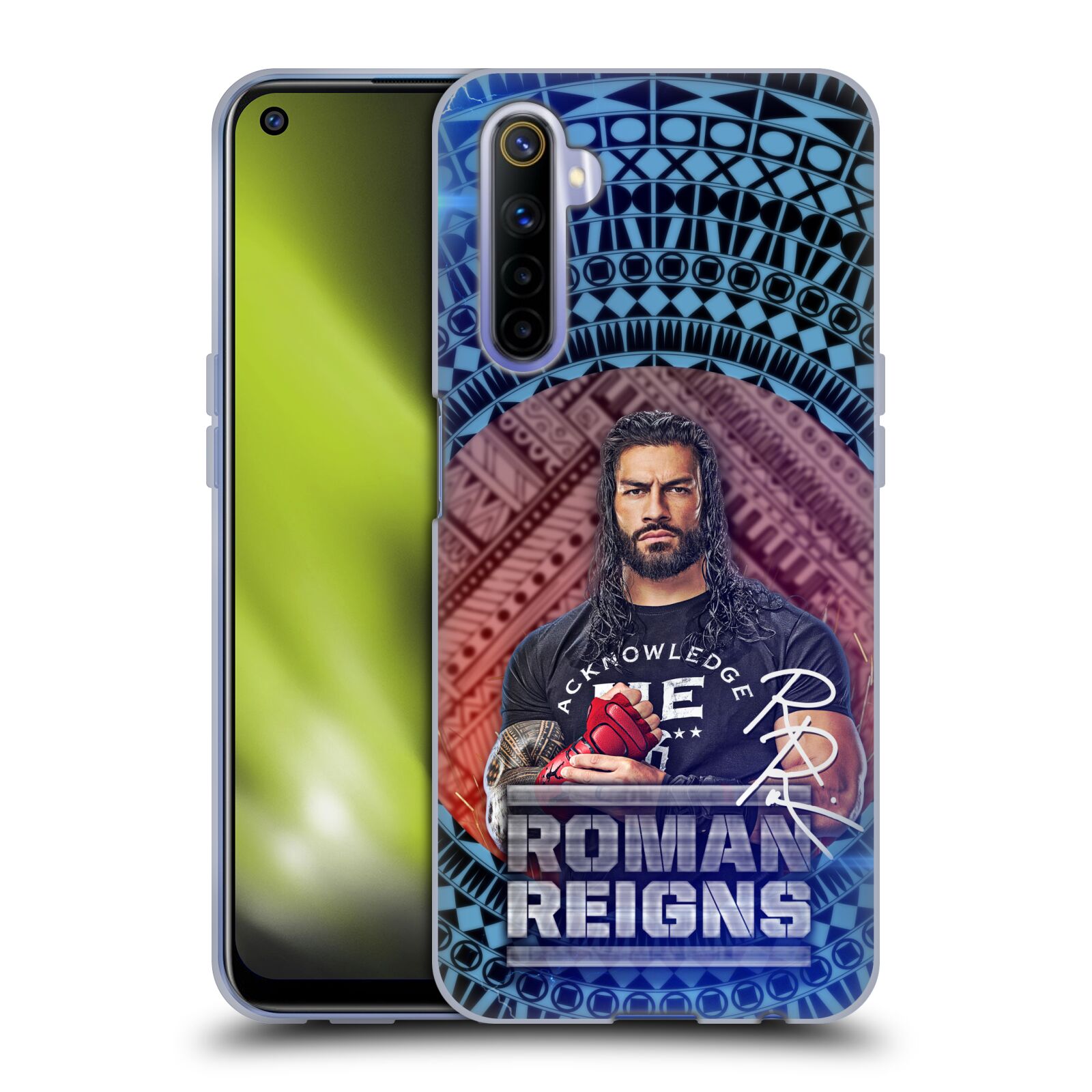OFFICIAL WWE ROMAN REIGNS GEL CASE FOR REALME PHONES - Picture 12 of 12