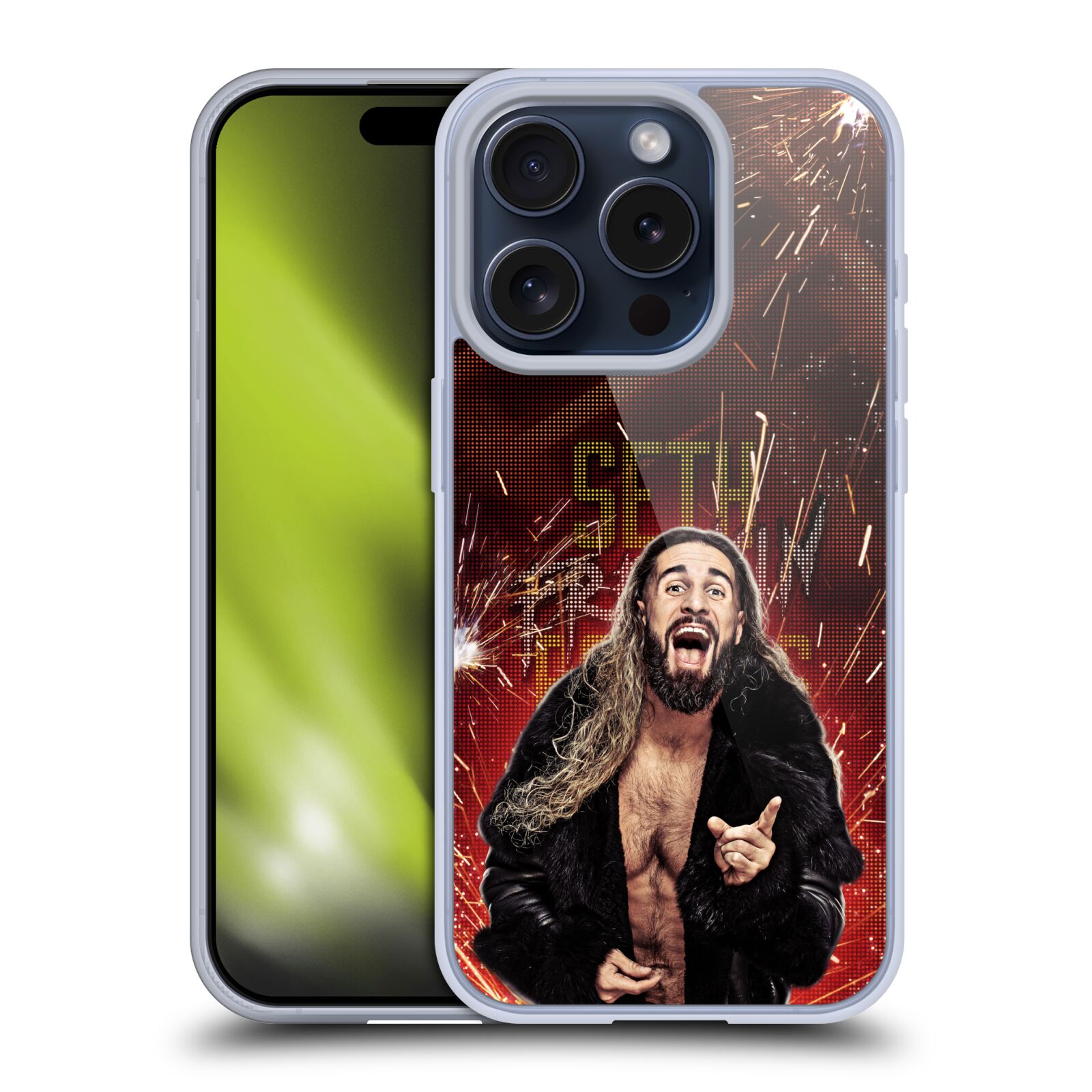 OFFICIAL WWE SETH ROLLINS GEL CASE FOR APPLE iPHONE PHONES - Picture 9 of 11