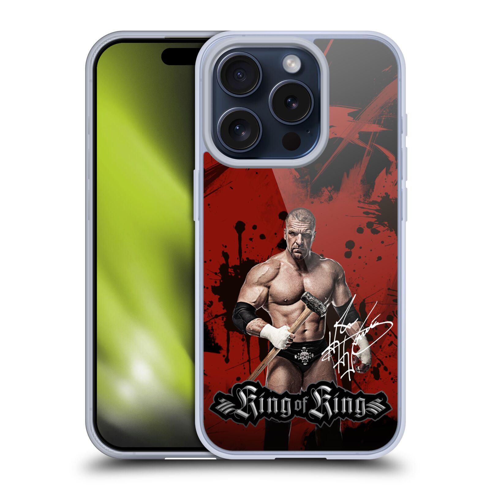 OFFICIAL WWE TRIPLE H GEL CASE FOR APPLE iPHONE PHONES - Picture 9 of 10