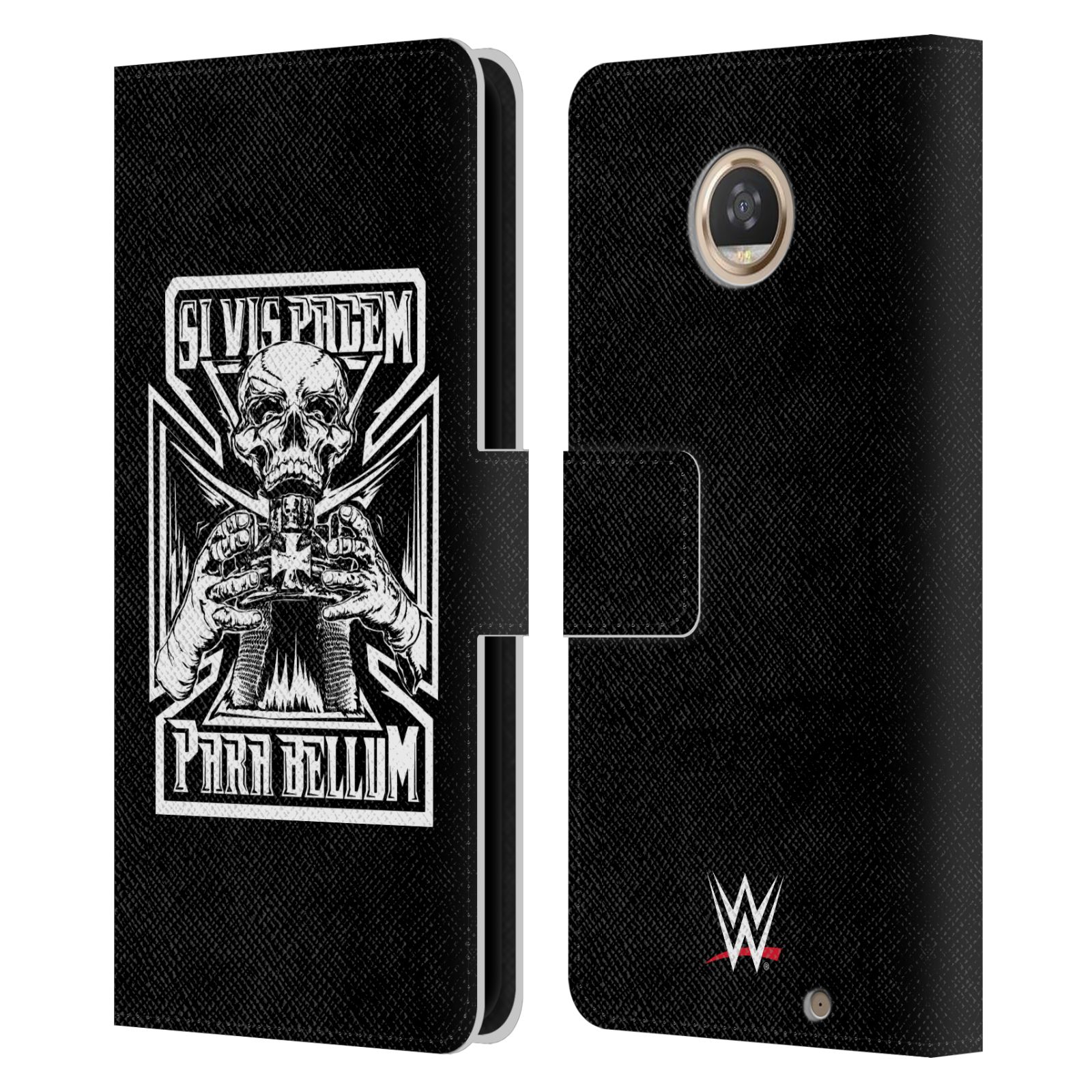 OFFICIAL WWE TRIPLE H LEATHER BOOK WALLET CASE COVER FOR MOTOROLA PHONES - Picture 9 of 9