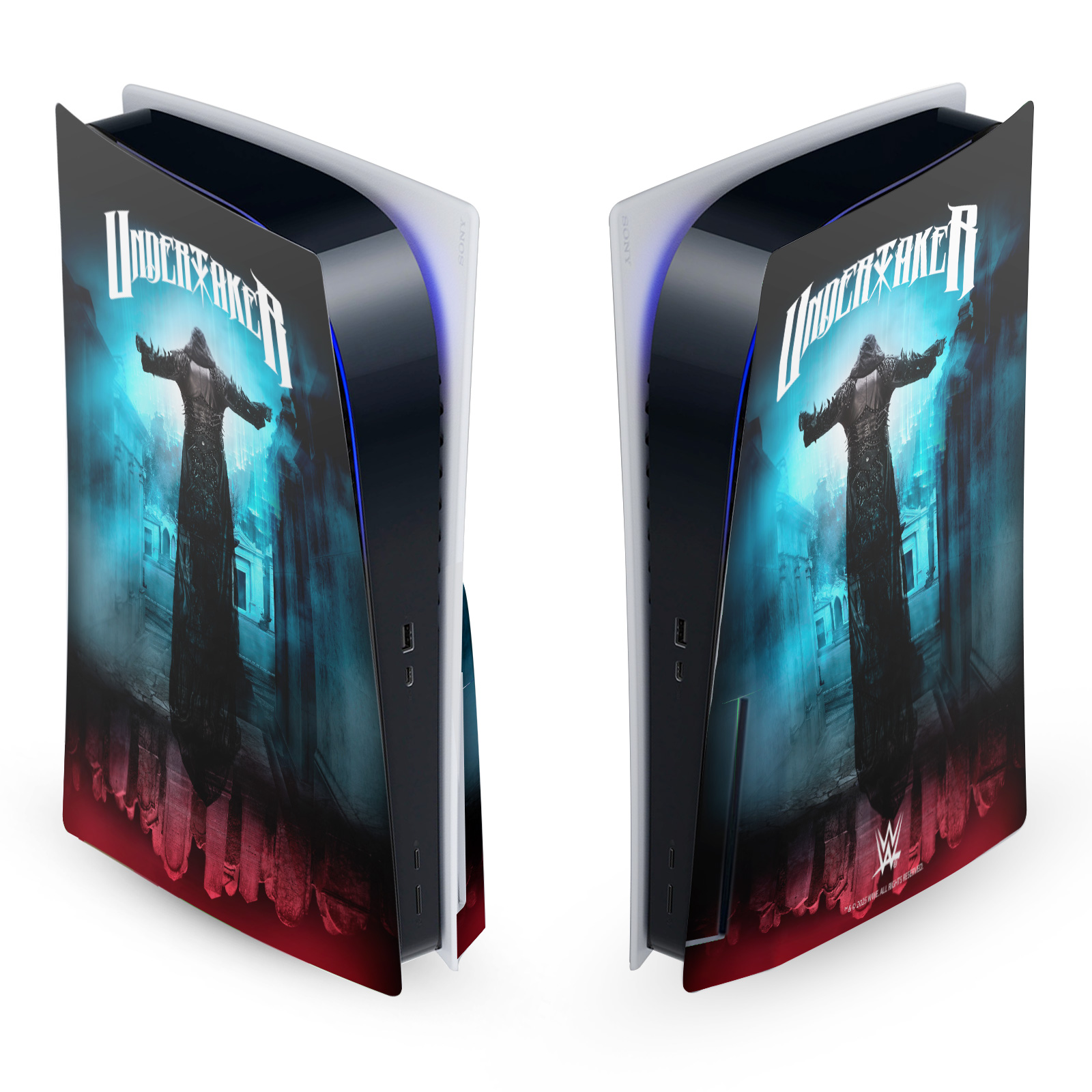 WWE THE Undertaker Vinyl Skin für Sony Playstation 5 PS5 DISC EDITION KONSOLE - Bild 8 von 10