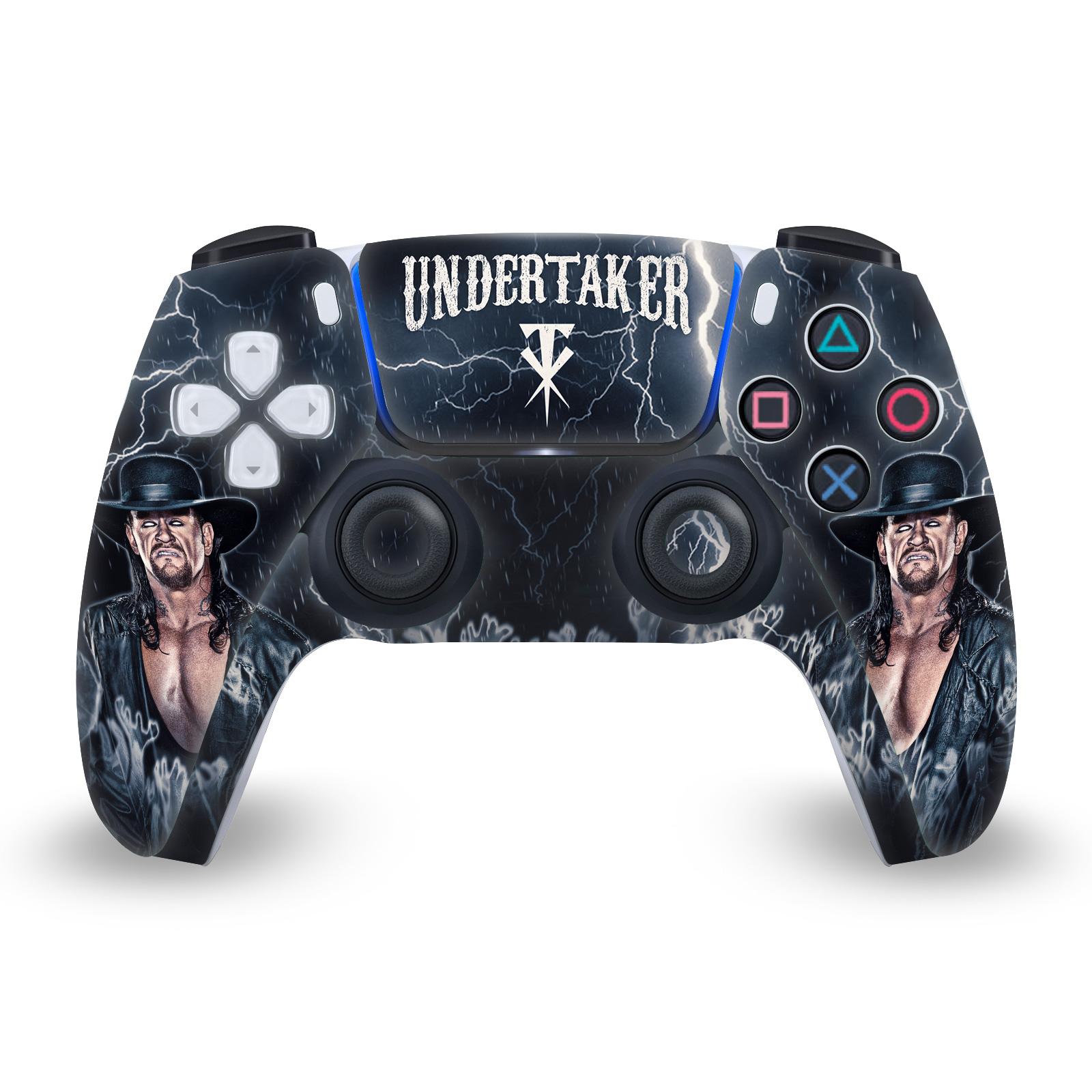 PS5コントローラーカスタム　the undertaker様 WWE THE UNDERTAKER MATTE VINYL SKIN DECAL FOR SONY PS5