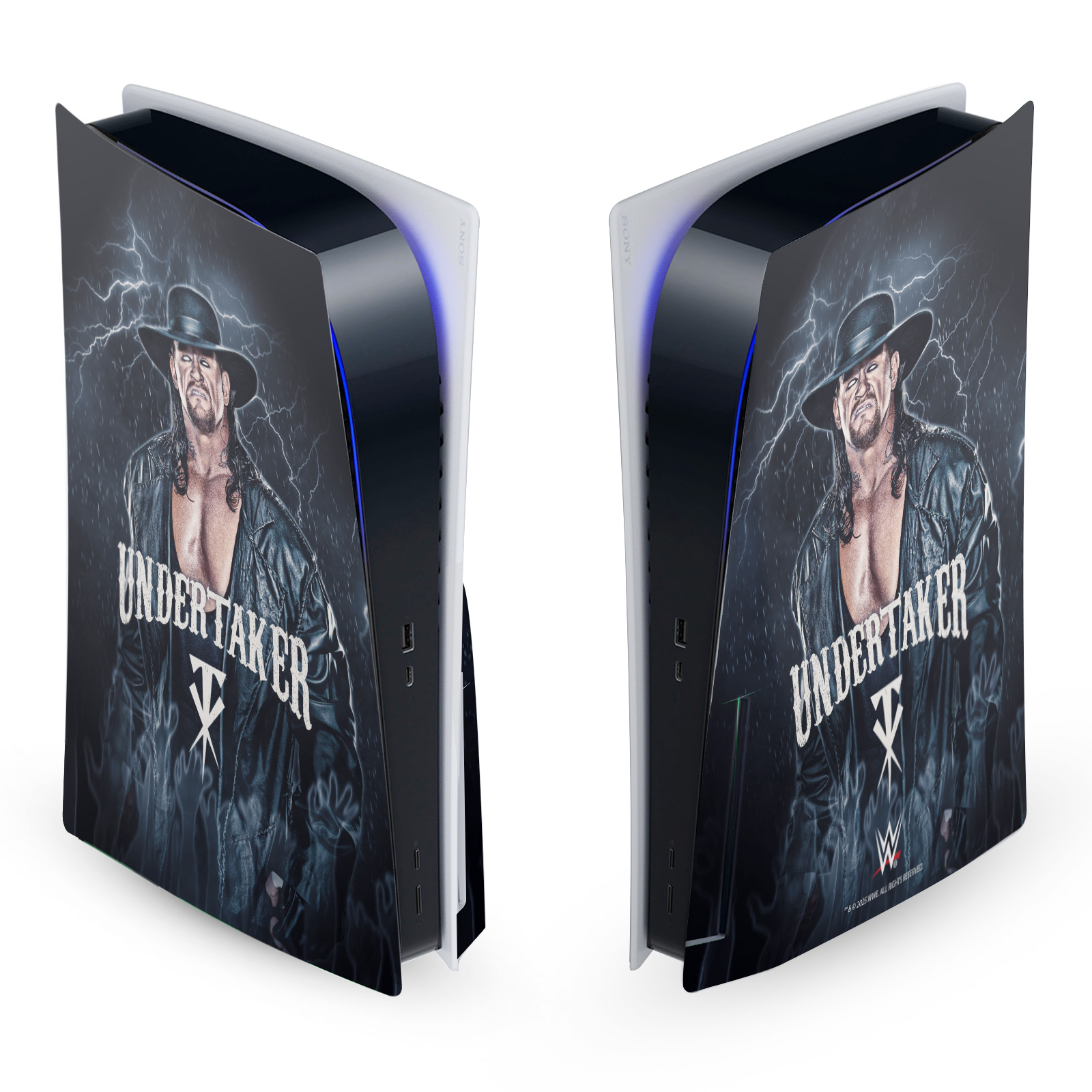 WWE THE Undertaker Vinyl Skin für Sony Playstation 5 PS5 DISC EDITION KONSOLE - Bild 9 von 10
