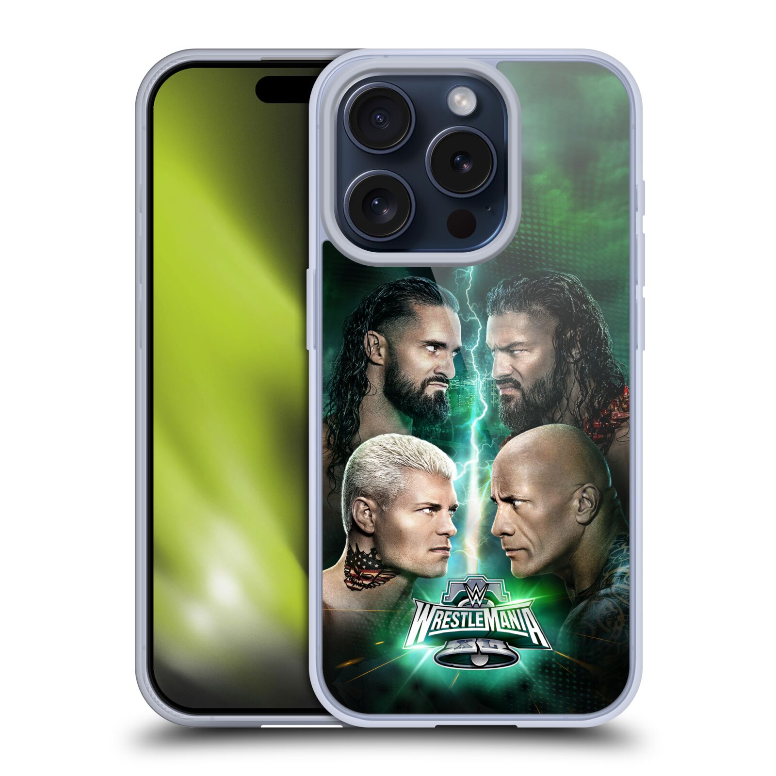 WEICHE GEL-HÜLLE ORIGINAL WWE WRESTLEMANIA 40 FÜR Apple iPhone HANDYS - Bild 8 von 9