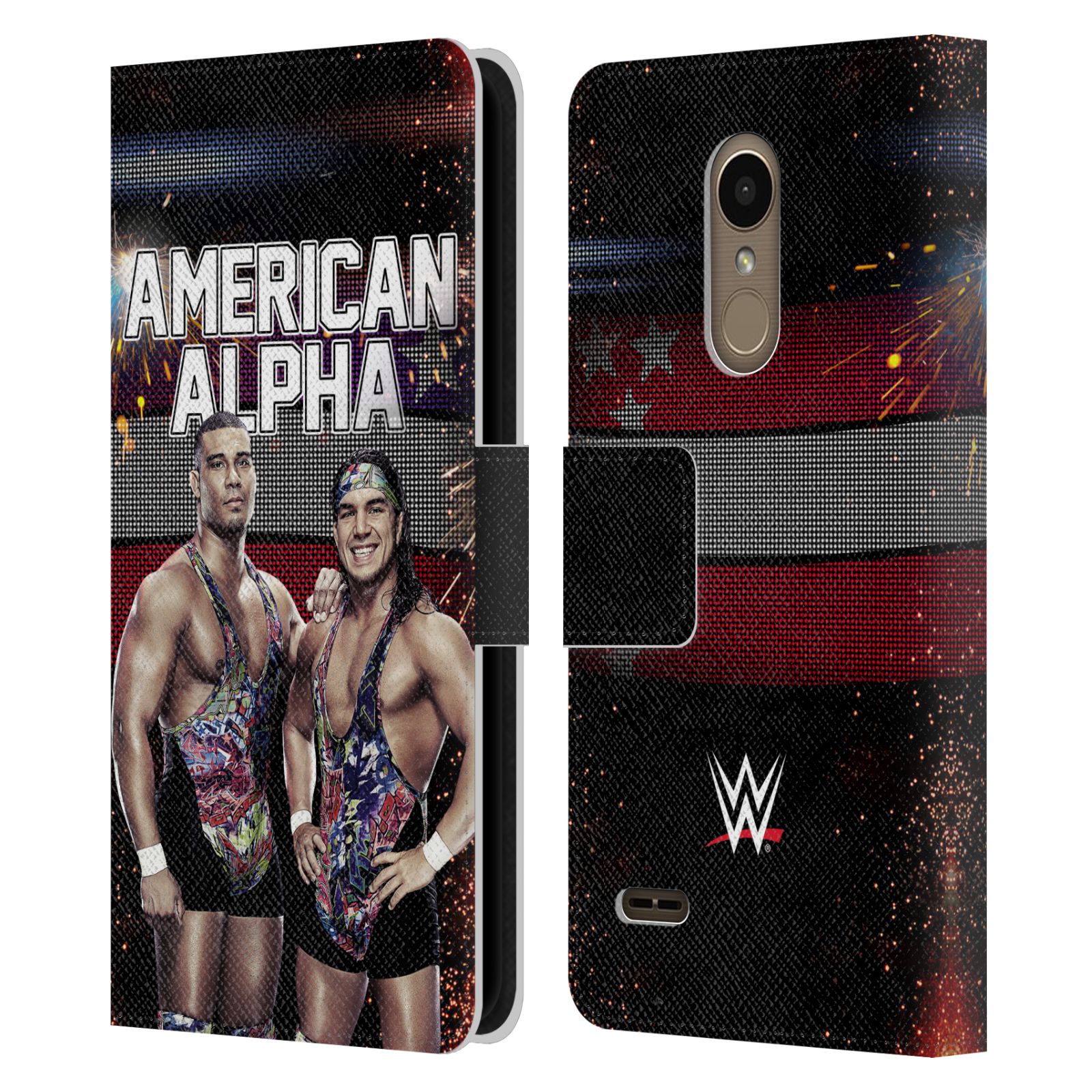 OFFICIAL WWE AMERICAN ALPHA LEATHER BOOK WALLET CASE COVER FOR LG PHONES 1 - Picture 7 of 7