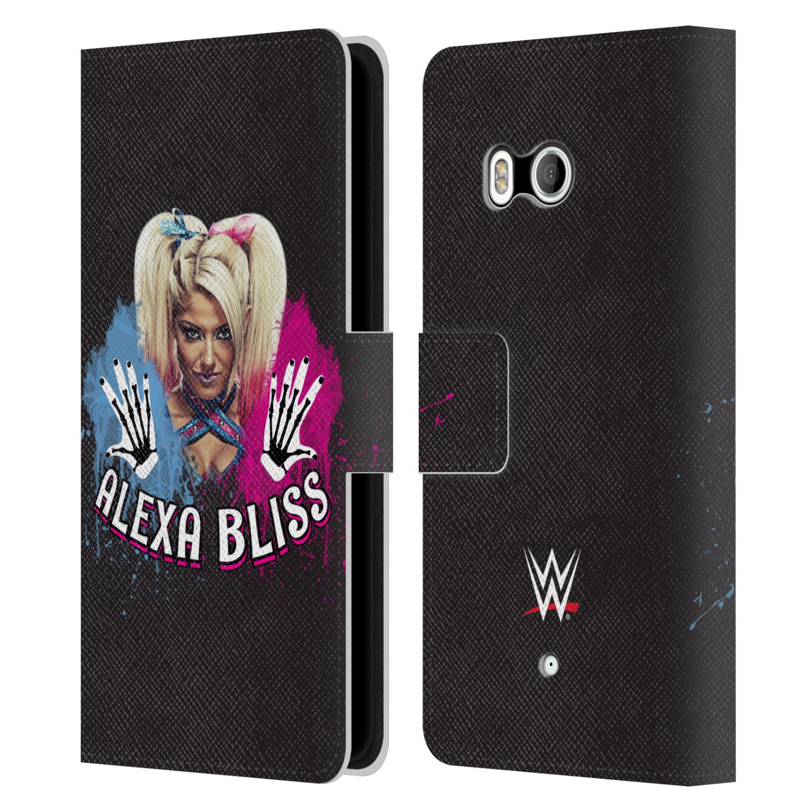 OFFICIAL WWE ALEXA BLISS LEATHER BOOK WALLET CASE COVER FOR HTC PHONES 1 - Picture 7 of 7