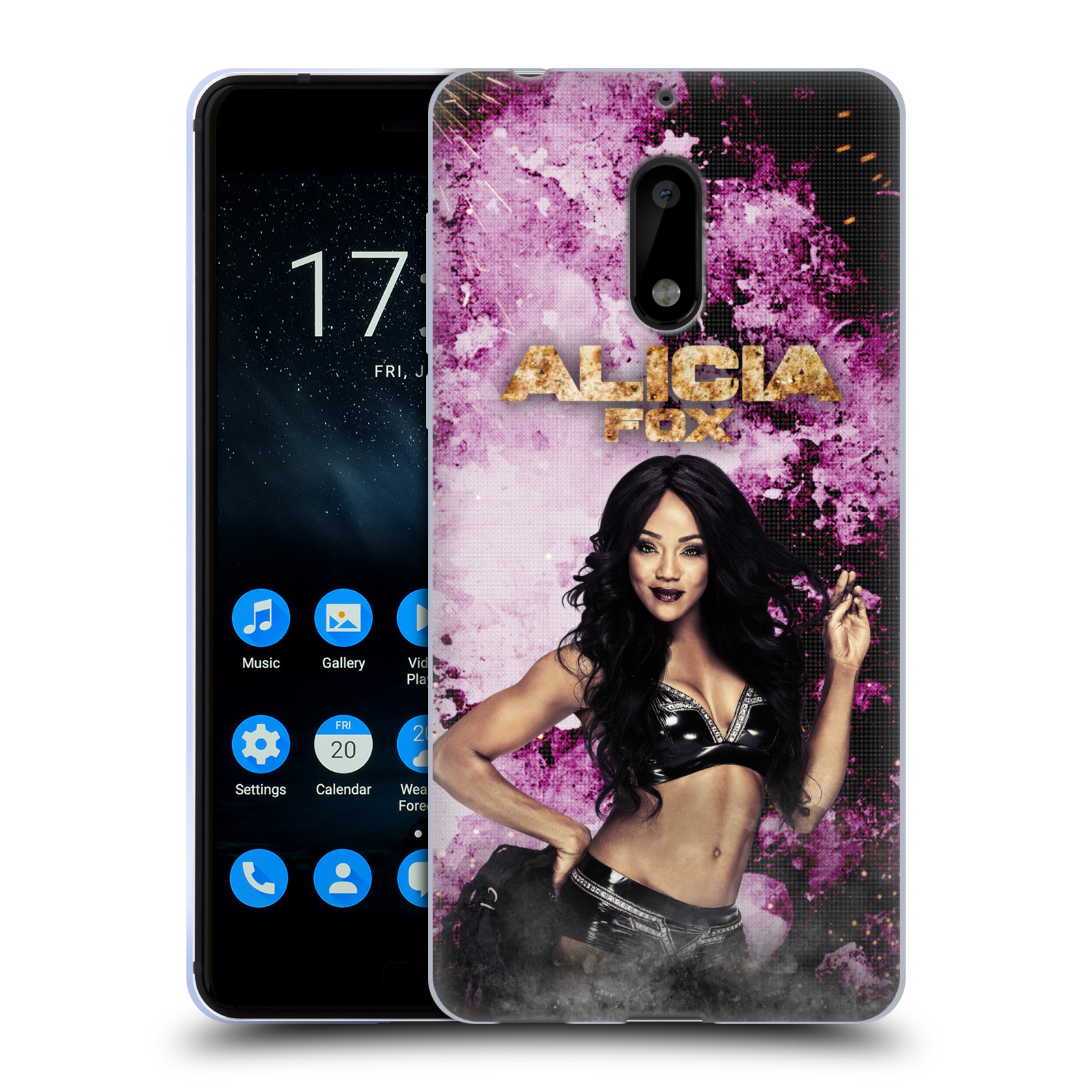 OFFICIAL WWE ALICIA FOX SOFT GEL CASE FOR NOKIA PHONES 1