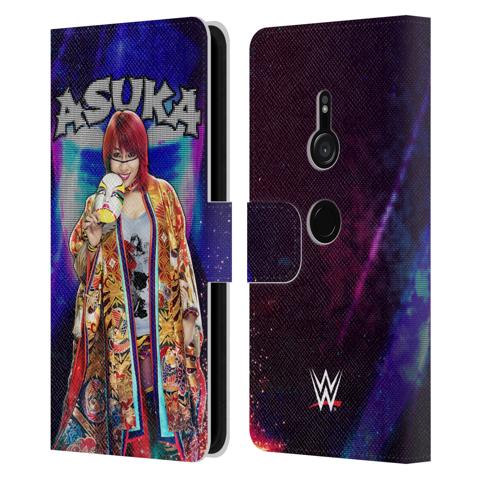 OFFICIAL WWE ASUKA LEATHER BOOK WALLET CASE COVER FOR SONY PHONES 1 - Picture 8 of 10