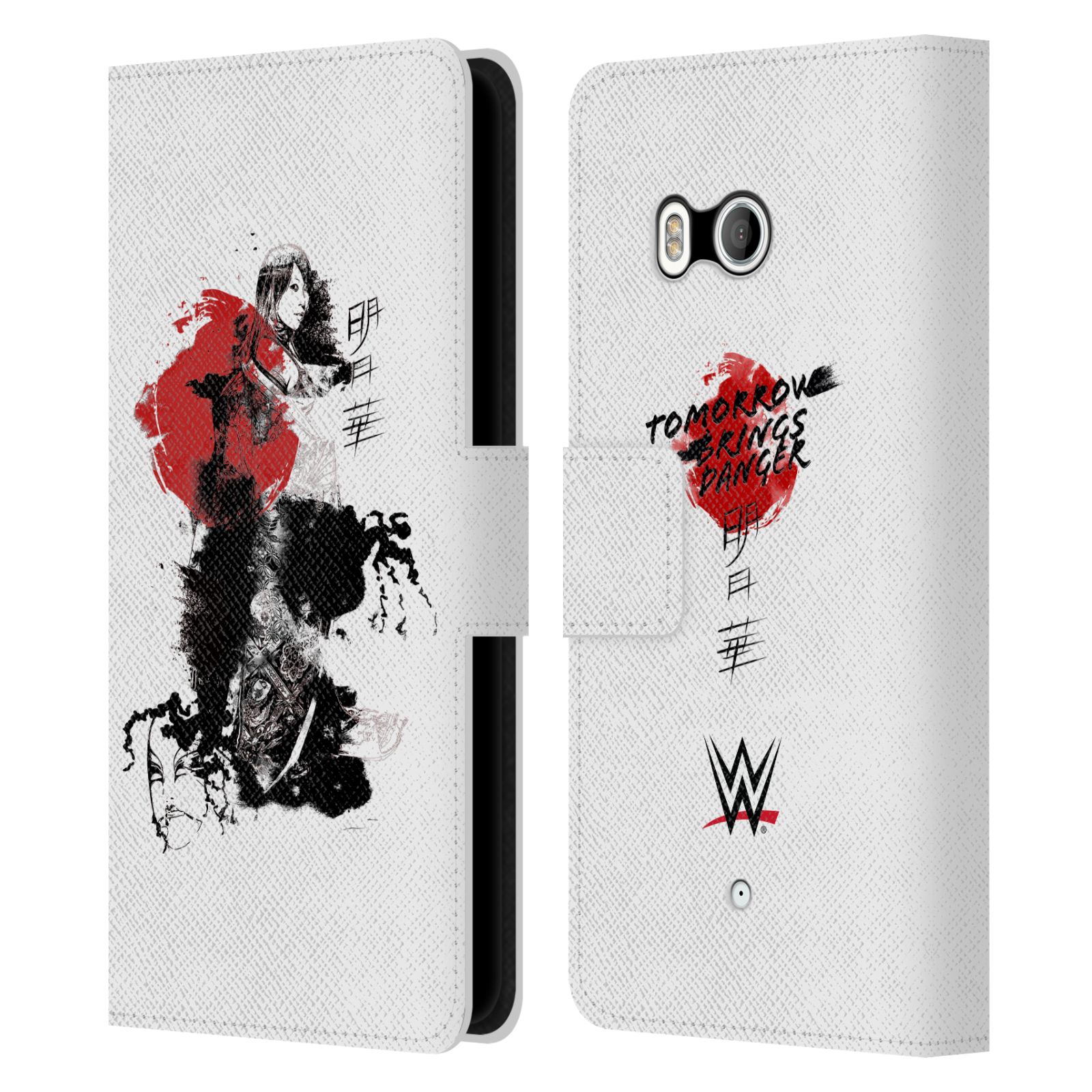 OFFICIAL WWE ASUKA LEATHER BOOK WALLET CASE COVER FOR HTC PHONES 1 - Picture 7 of 7