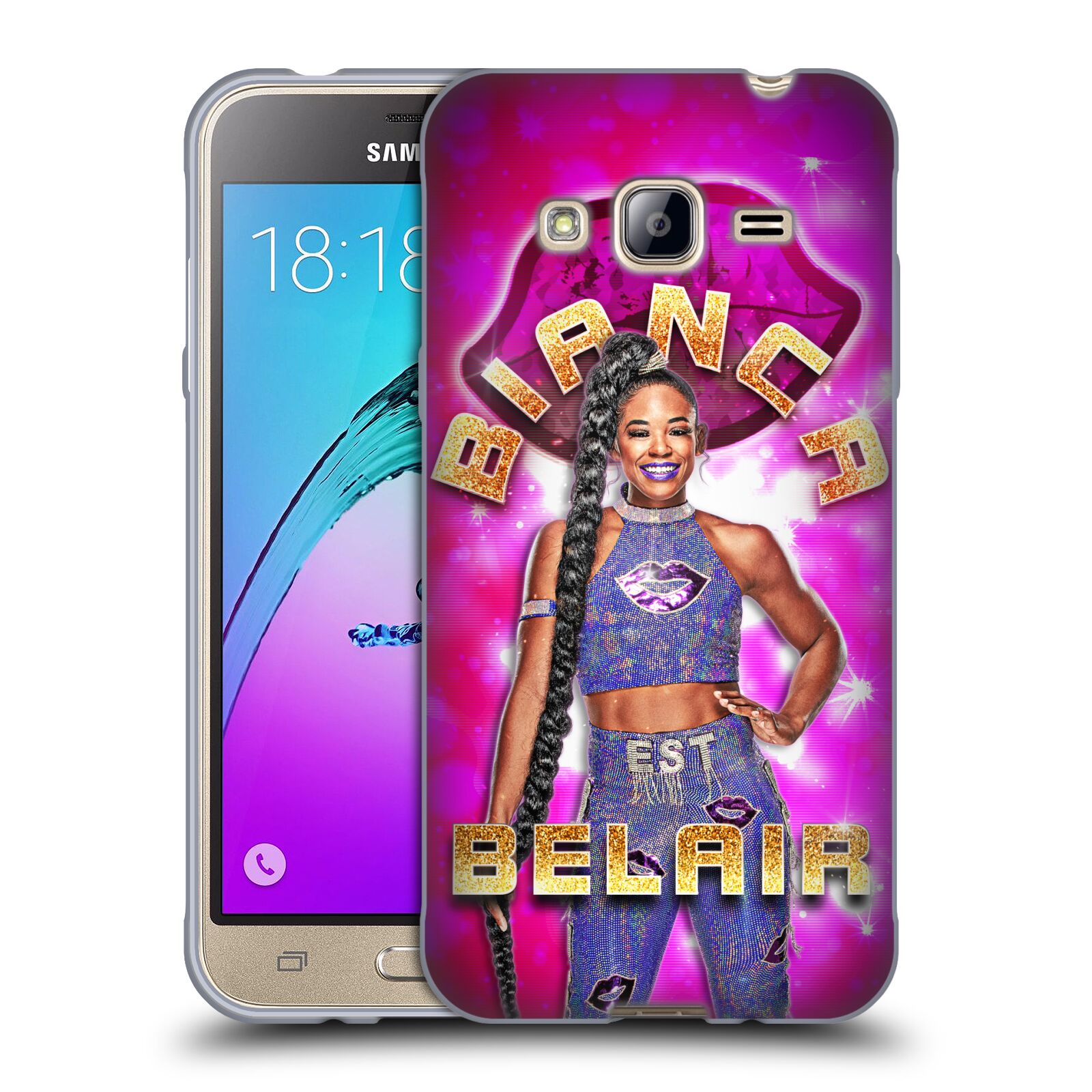 OFFICIAL WWE BIANCA BELAIR GRAPHICS SOFT GEL CASE FOR SAMSUNG PHONES 3 - Picture 8 of 9