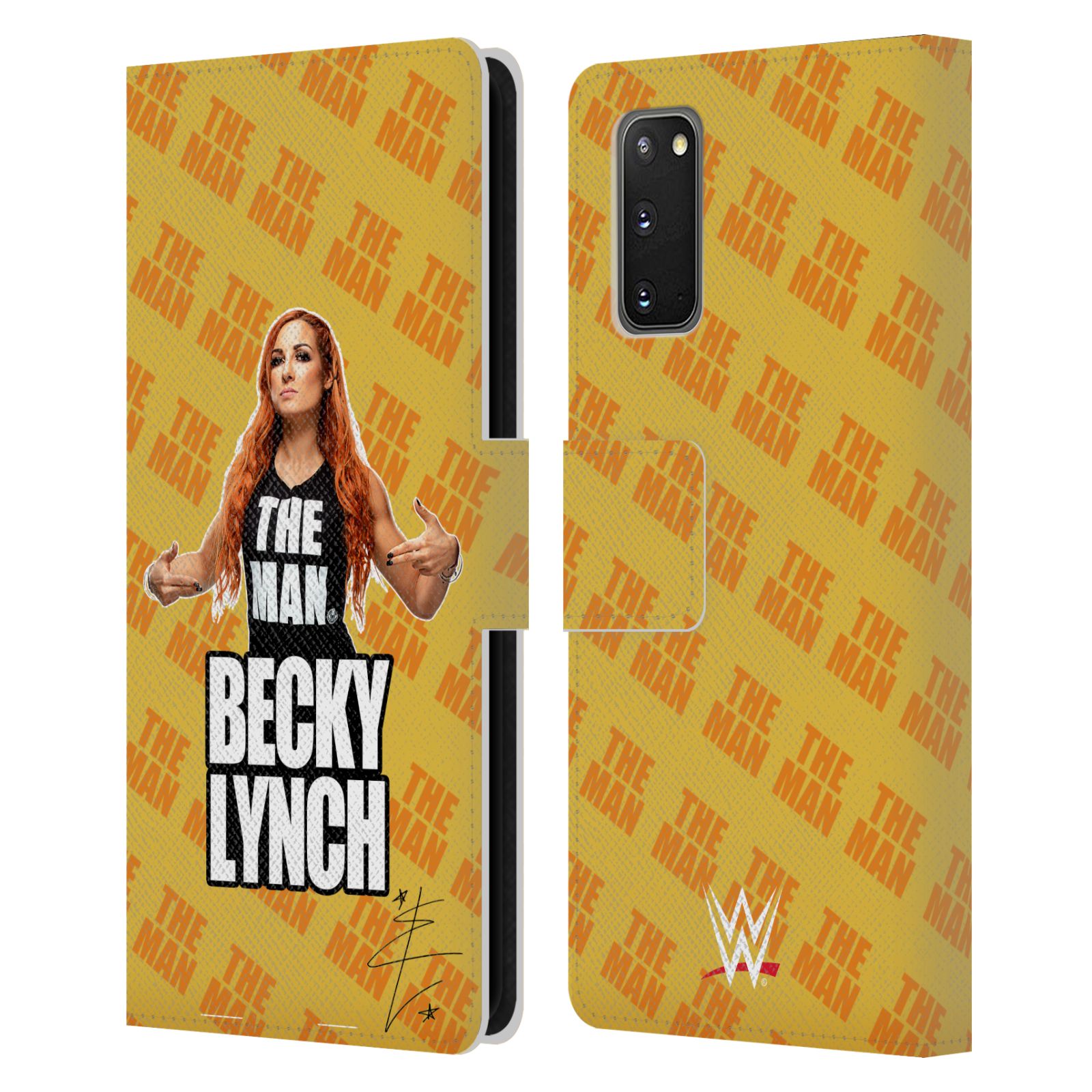 OFFICIAL WWE BECKY LYNCH THE MAN LEATHER BOOK WALLET CASE FOR SAMSUNG PHONES 2 - Picture 11 of 12